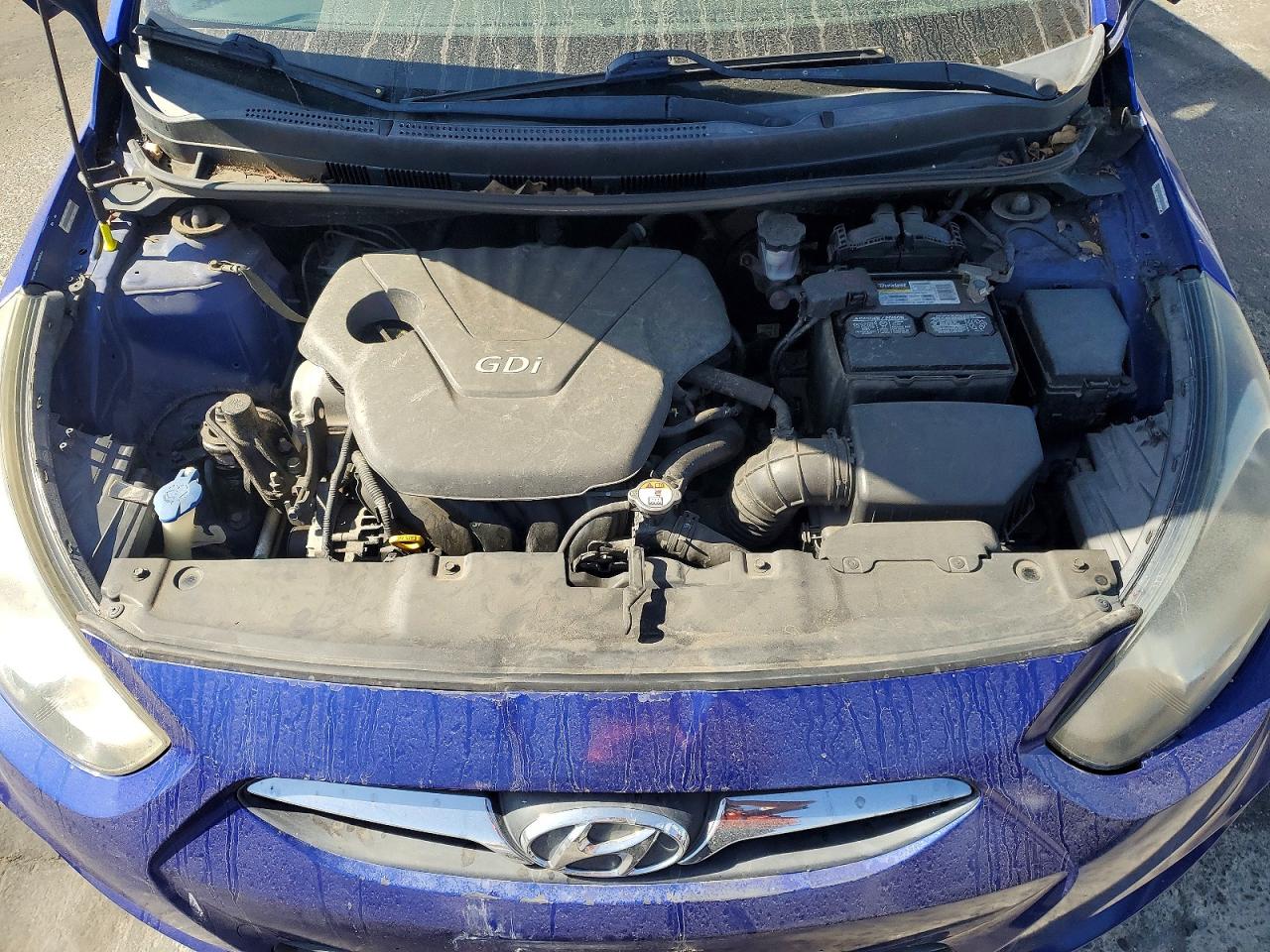 2013 Hyundai Accent Gls Blue vin: KMHCU4AE6DU428720