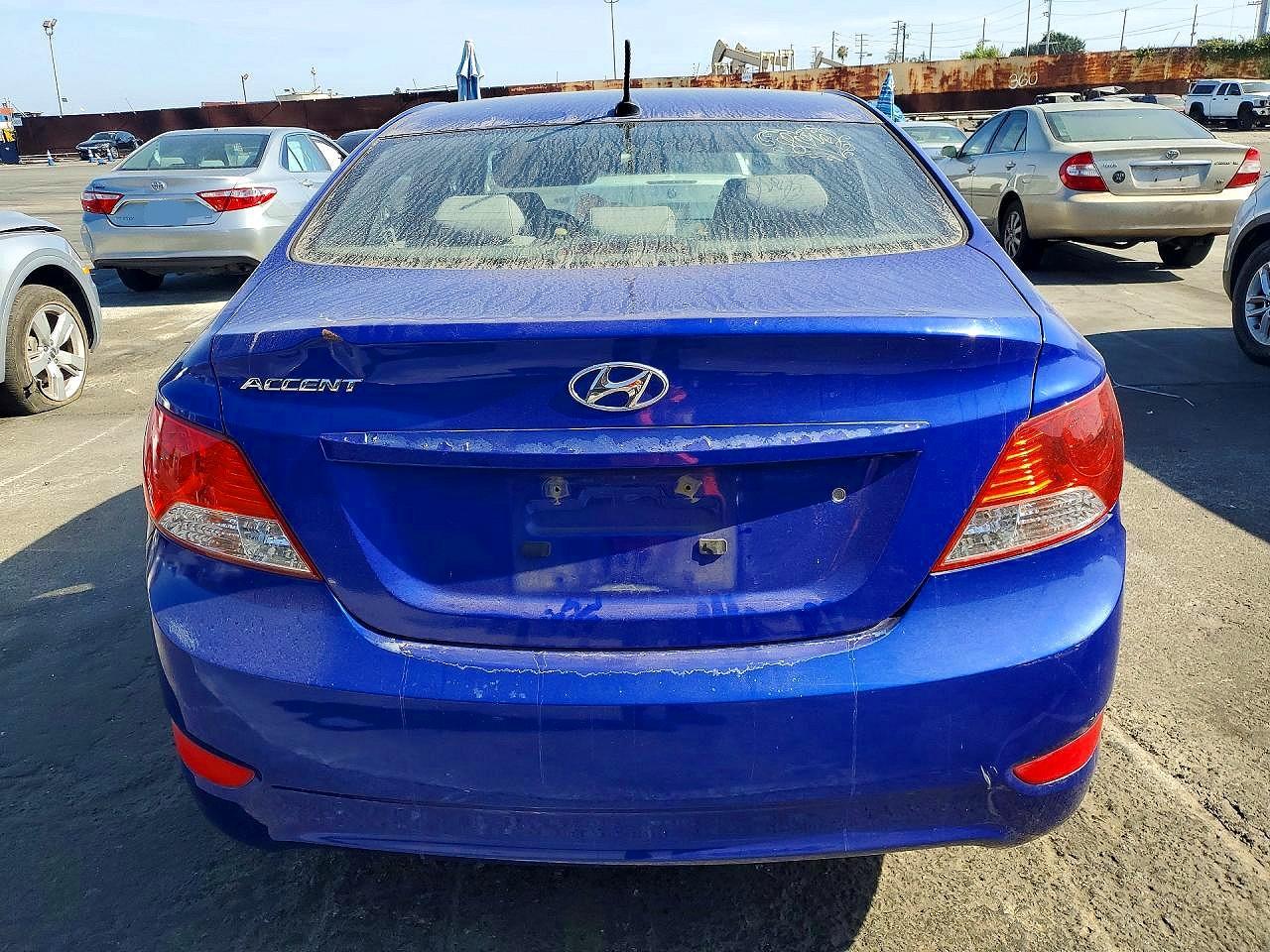2013 Hyundai Accent Gls Blue vin: KMHCU4AE6DU428720