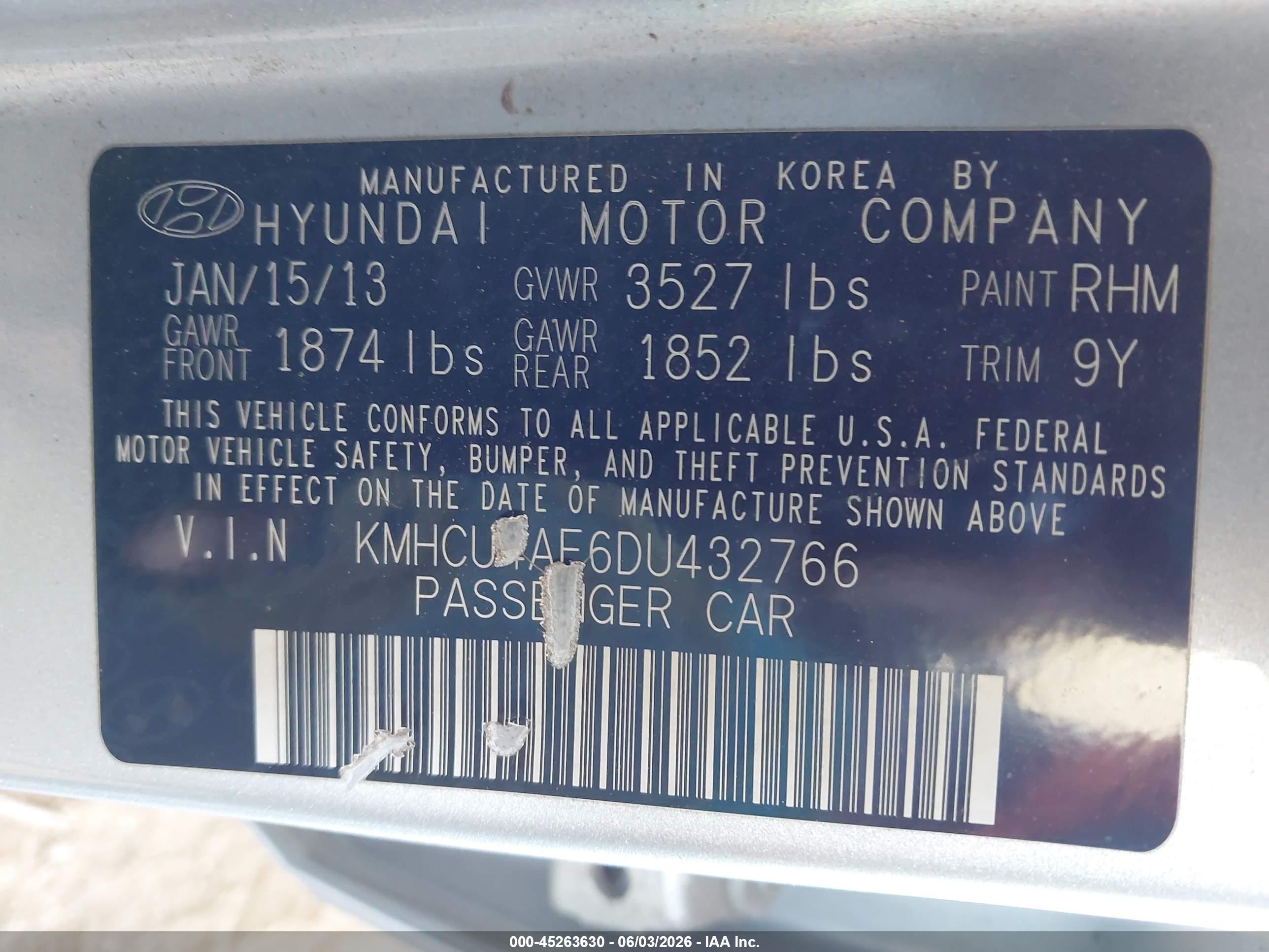 2013 Hyundai Accent Gls/se Серебряный vin: KMHCU4AE6DU432766