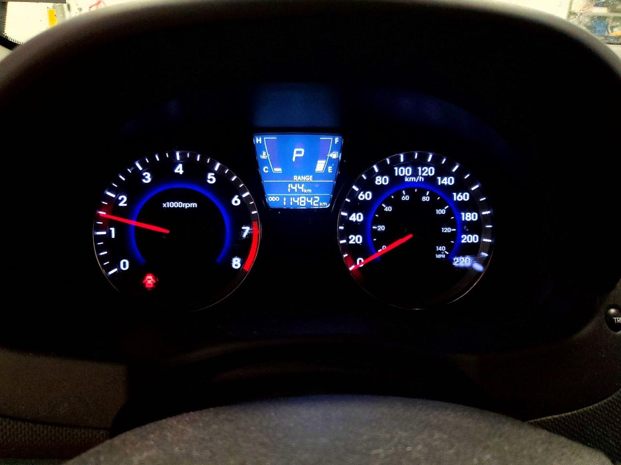 2014 Hyundai Accent Gls Black vin: KMHCU4AE6EU660882