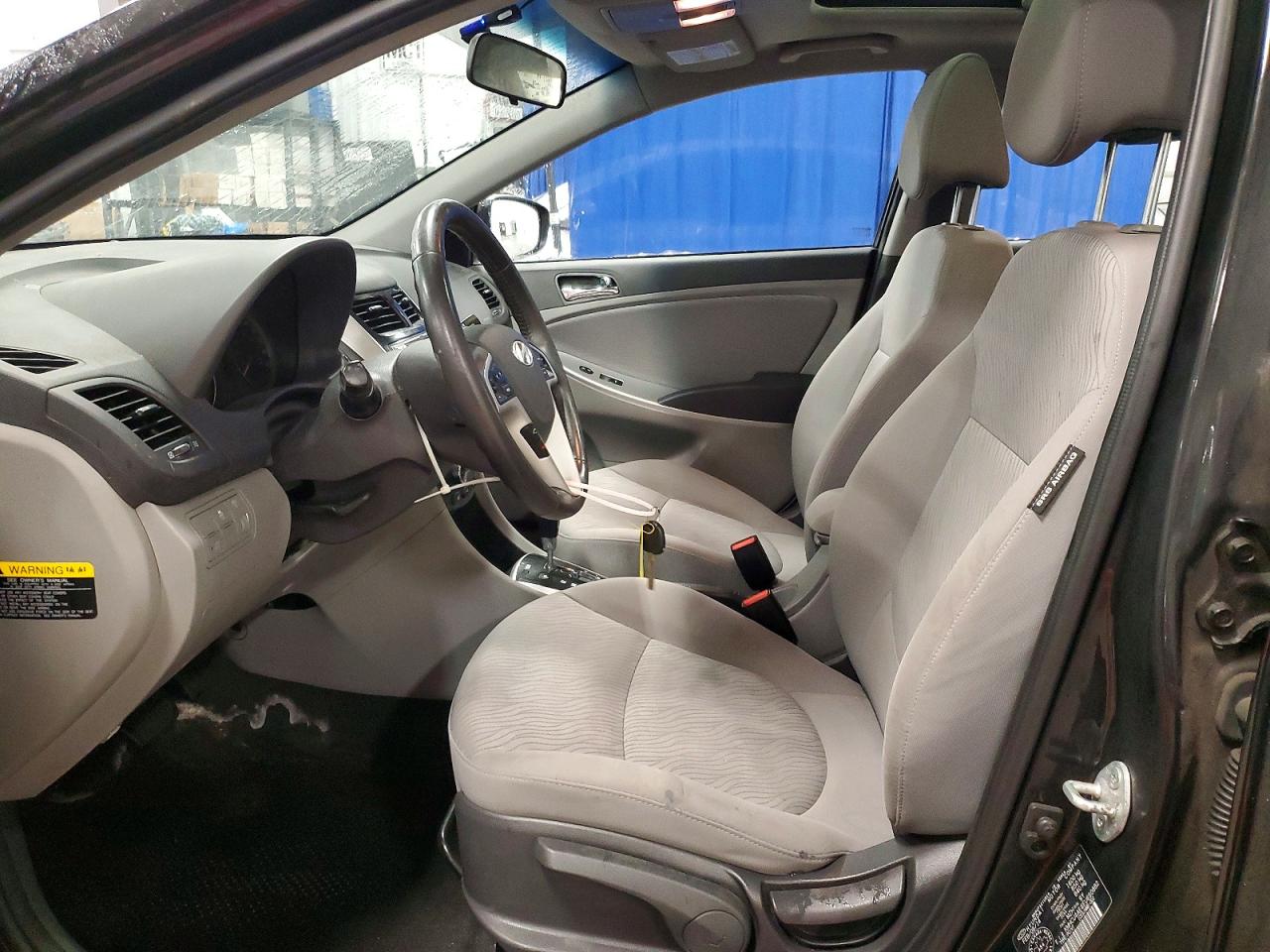 2014 Hyundai Accent Gls Black vin: KMHCU4AE6EU660882