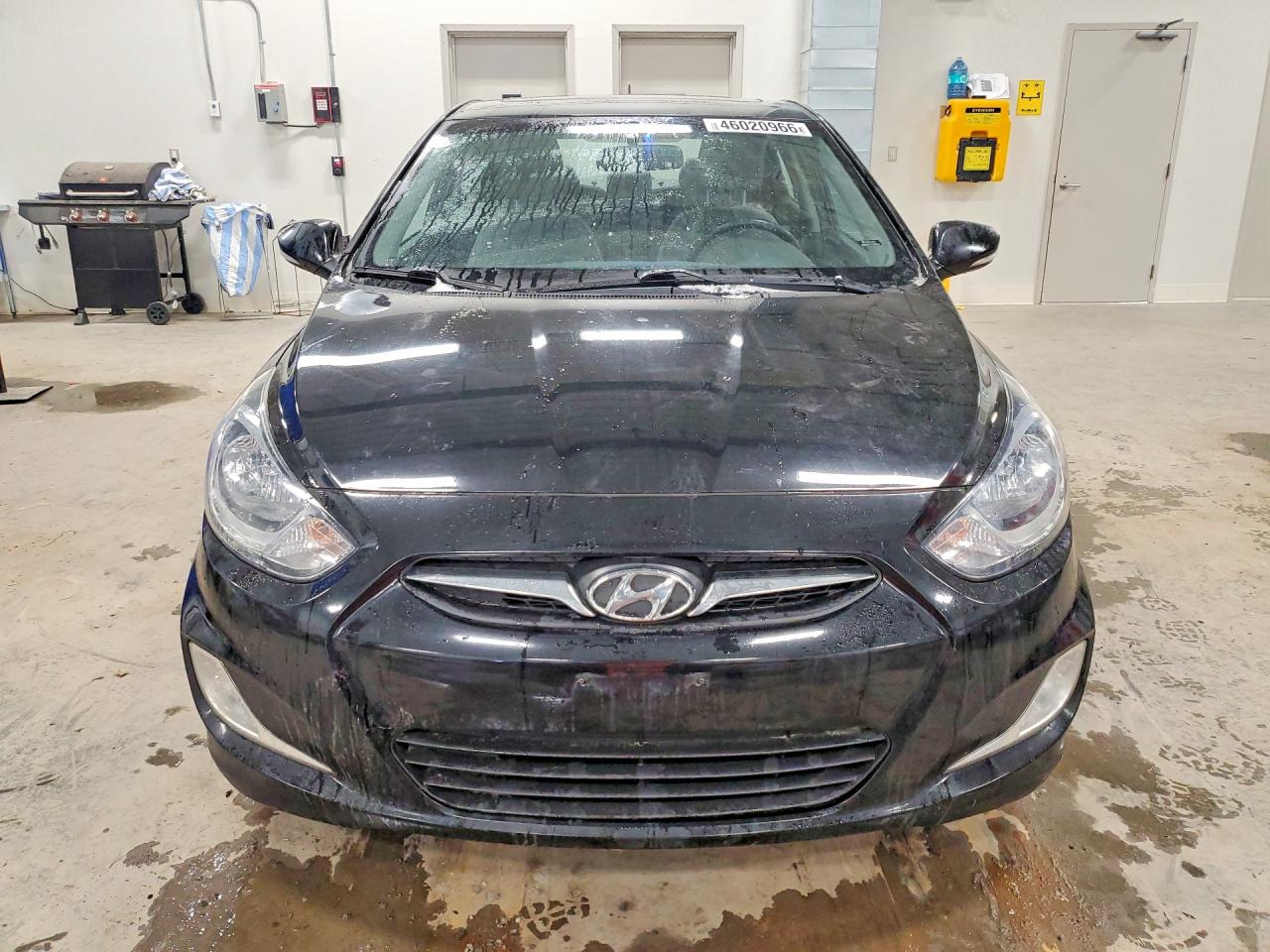 2014 Hyundai Accent Gls Black vin: KMHCU4AE6EU660882