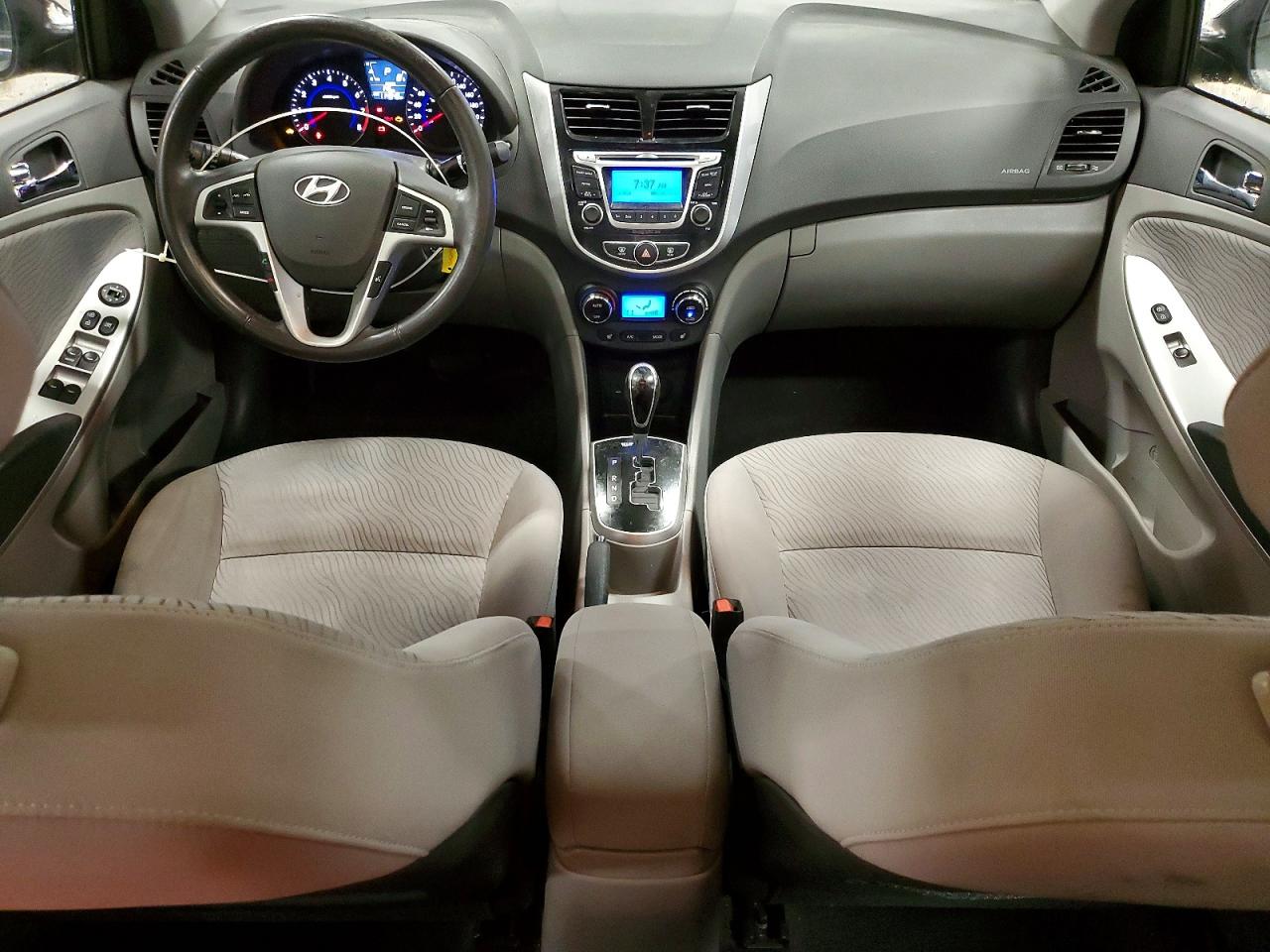 2014 Hyundai Accent Gls Black vin: KMHCU4AE6EU660882