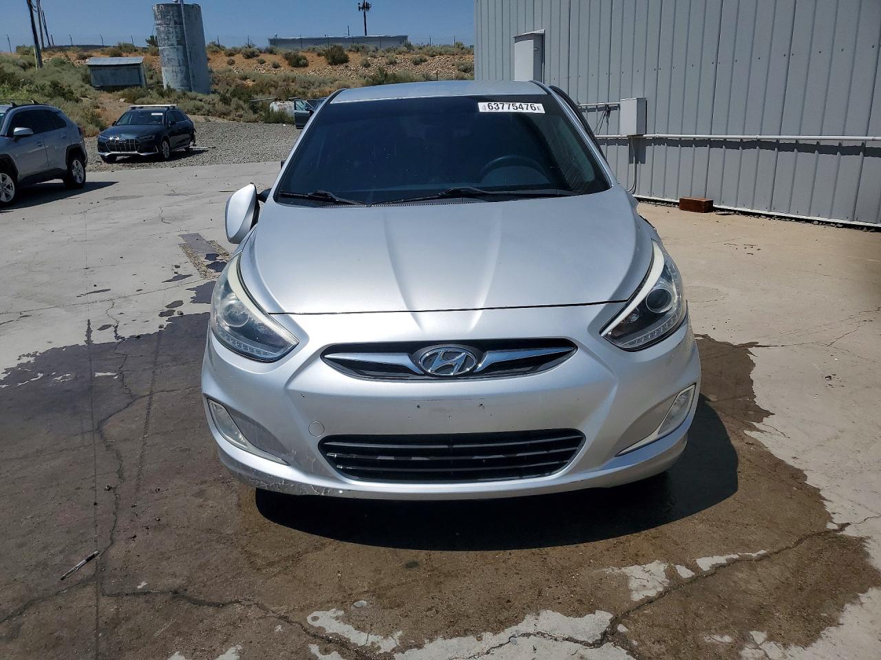 2014 Hyundai Accent Gls Silver vin: KMHCU4AE6EU775563
