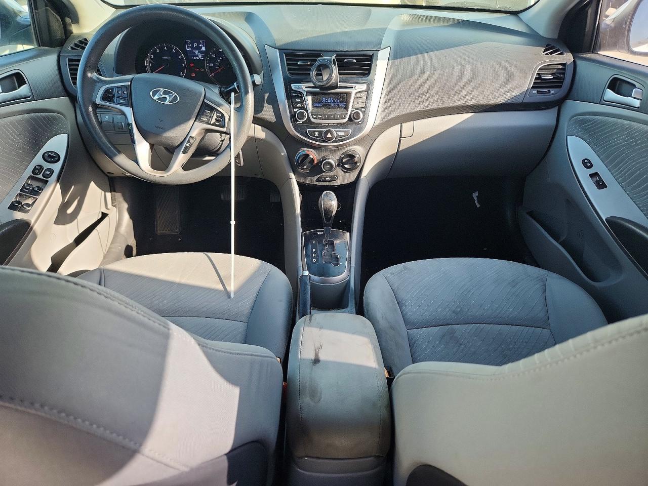 2015 Hyundai Accent Gls White vin: KMHCU4AE6FU822138