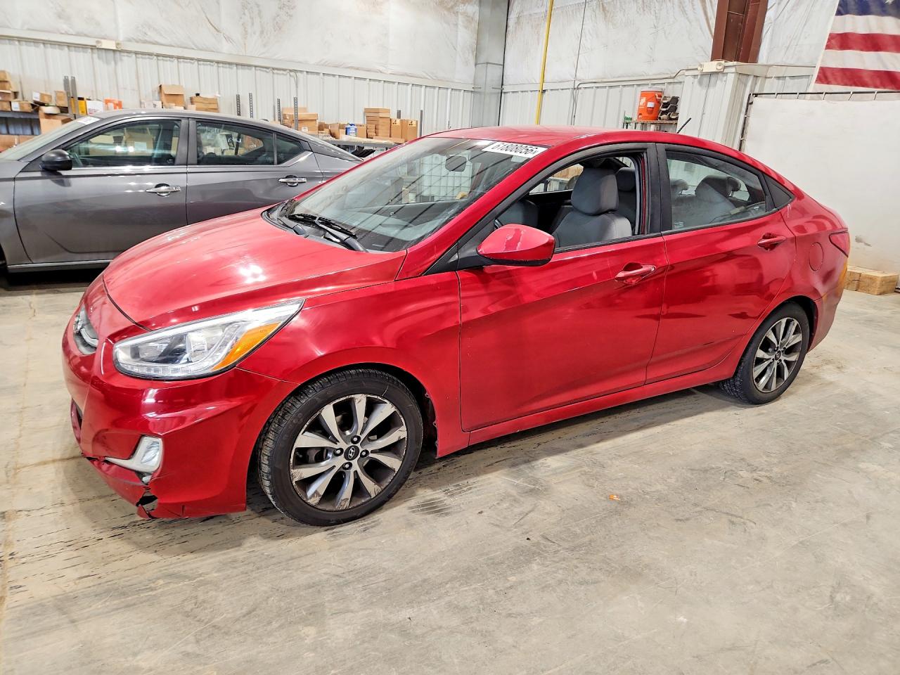 2016 Hyundai Accent Se Красный vin: KMHCU4AE6GU064366