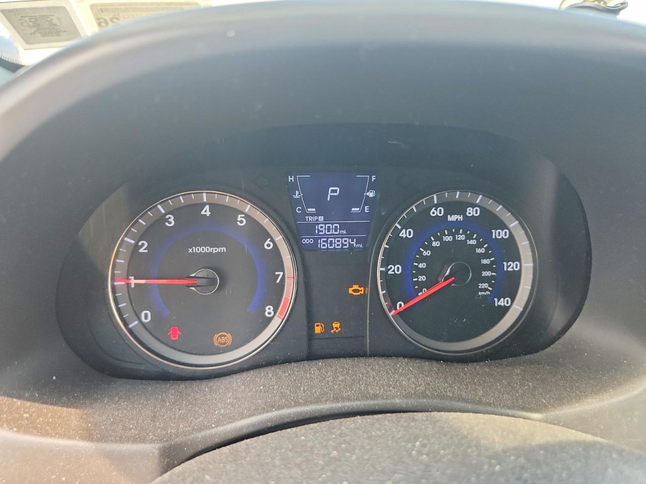 2012 Hyundai Accent Gls Blue vin: KMHCU4AE7CU115786