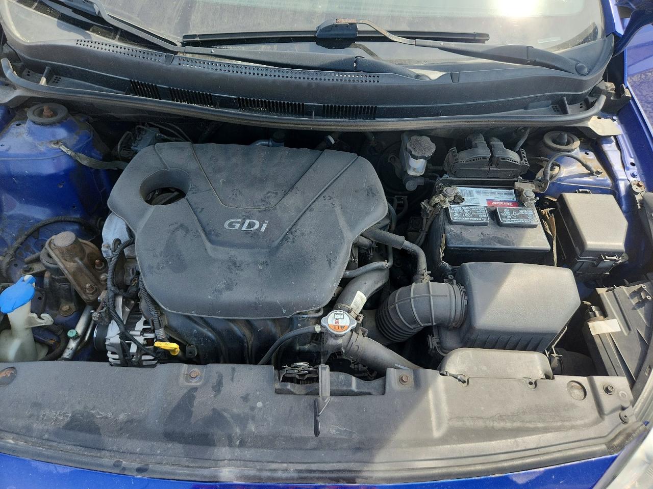 2012 Hyundai Accent Gls Blue vin: KMHCU4AE7CU115786