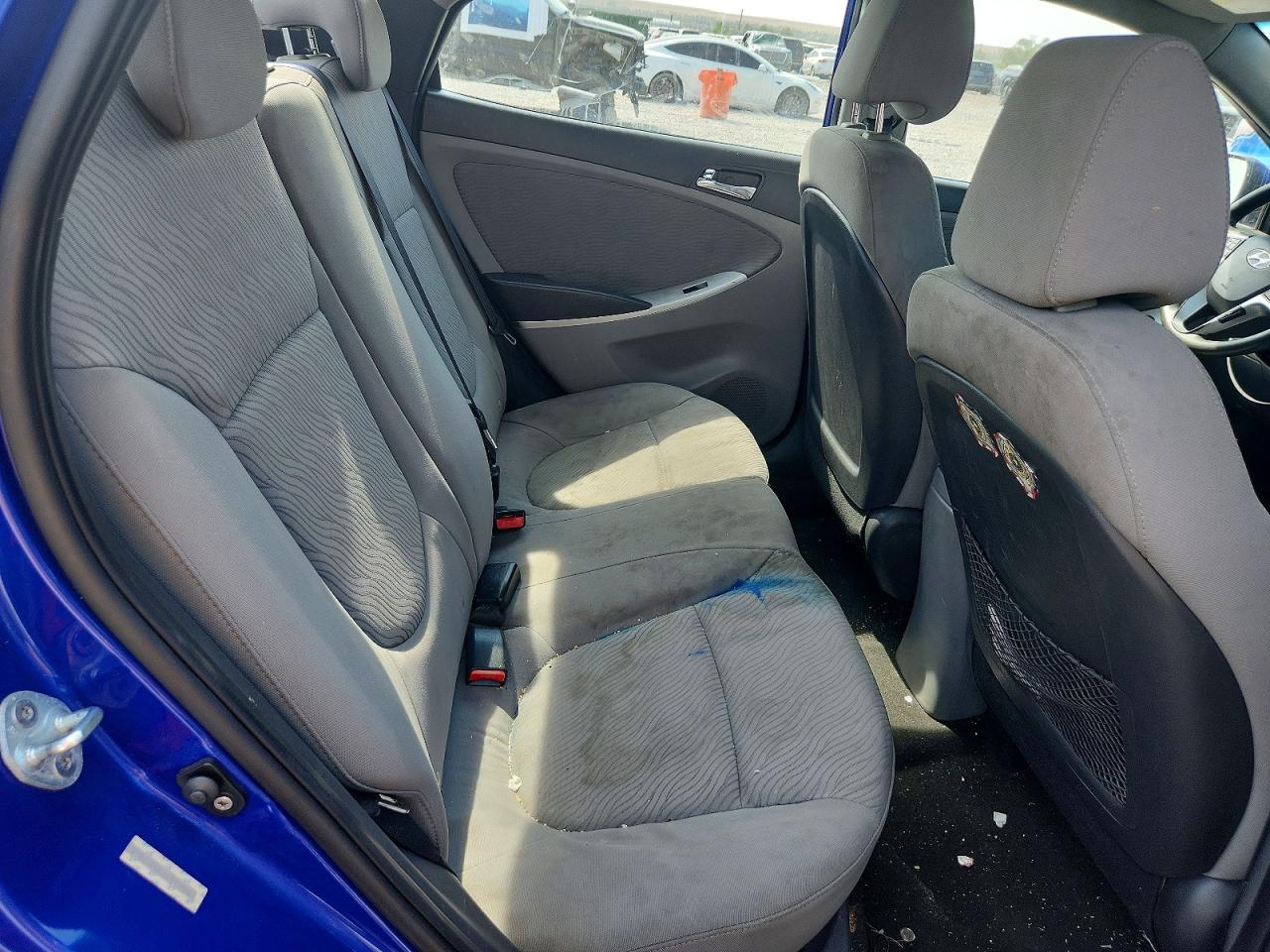 2012 Hyundai Accent Gls Blue vin: KMHCU4AE7CU115786