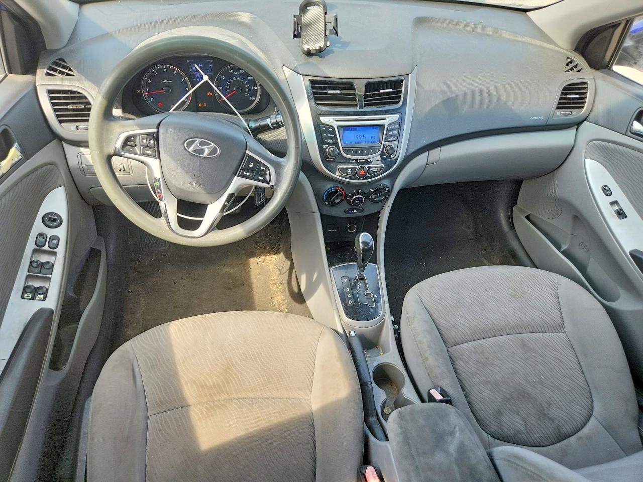 2012 Hyundai Accent Gls Blue vin: KMHCU4AE7CU115786