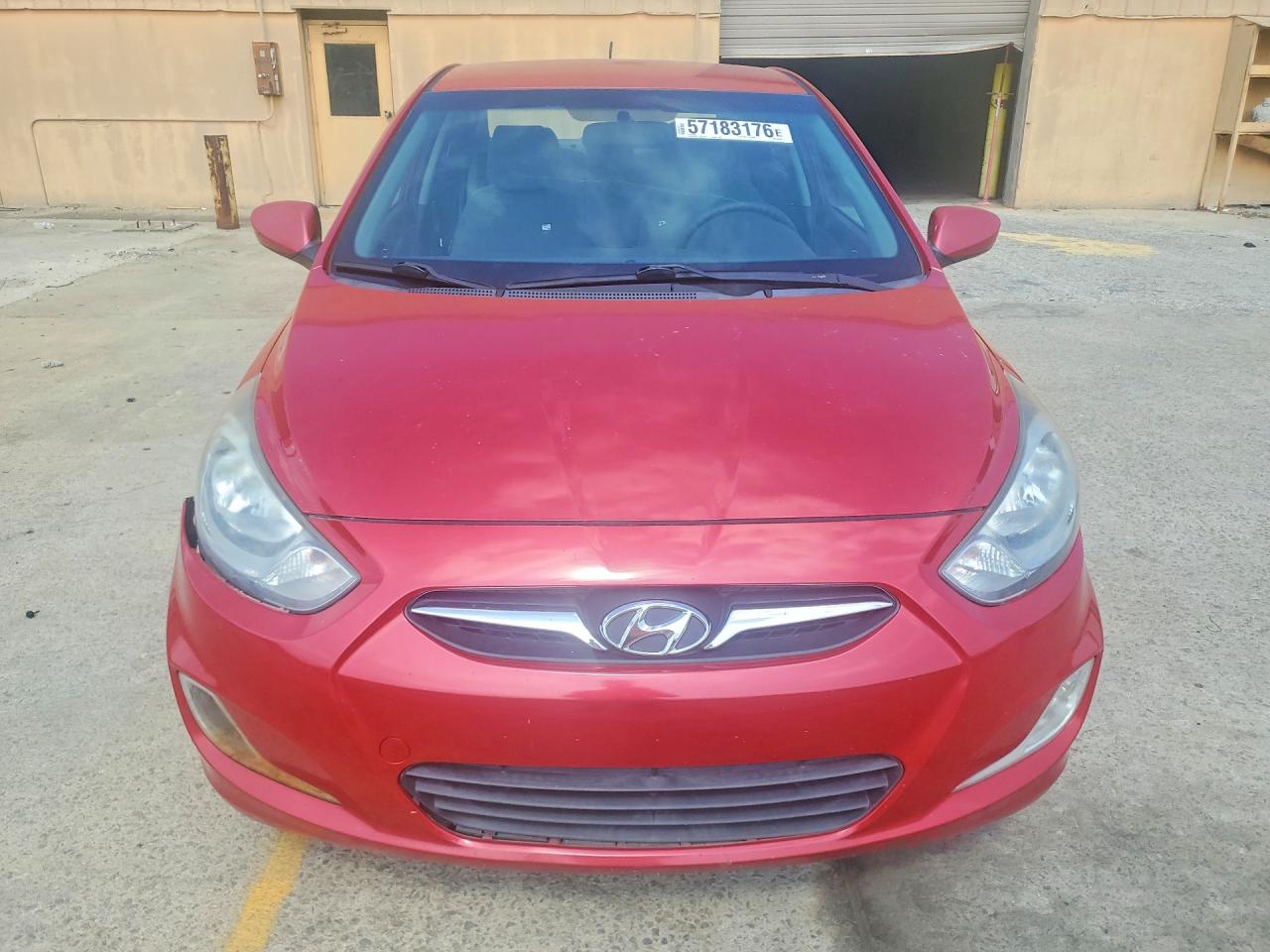 2012 Hyundai Accent Gls Red vin: KMHCU4AE7CU162168