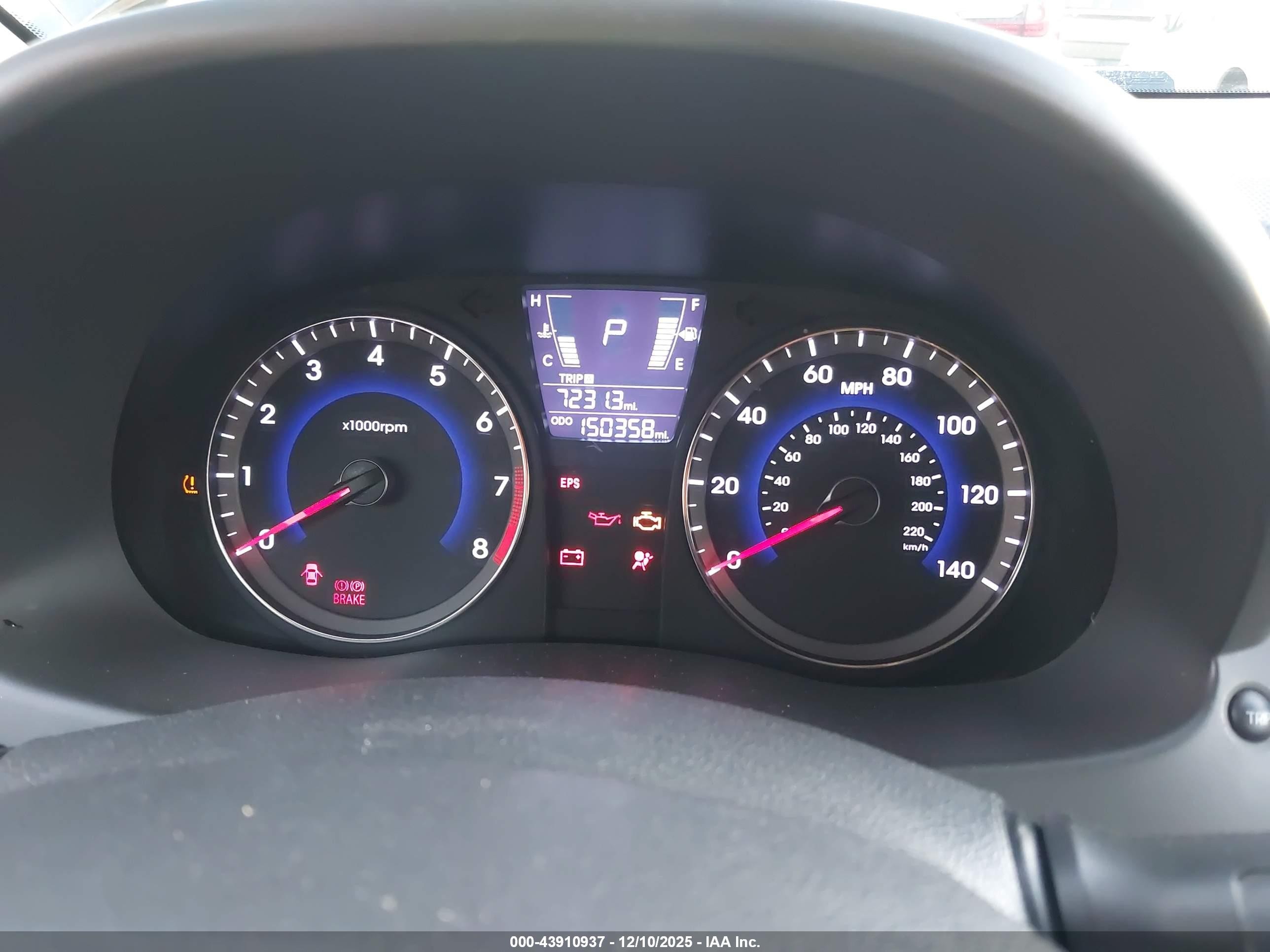 2012 Hyundai Accent Gls Gray vin: KMHCU4AE7CU267180