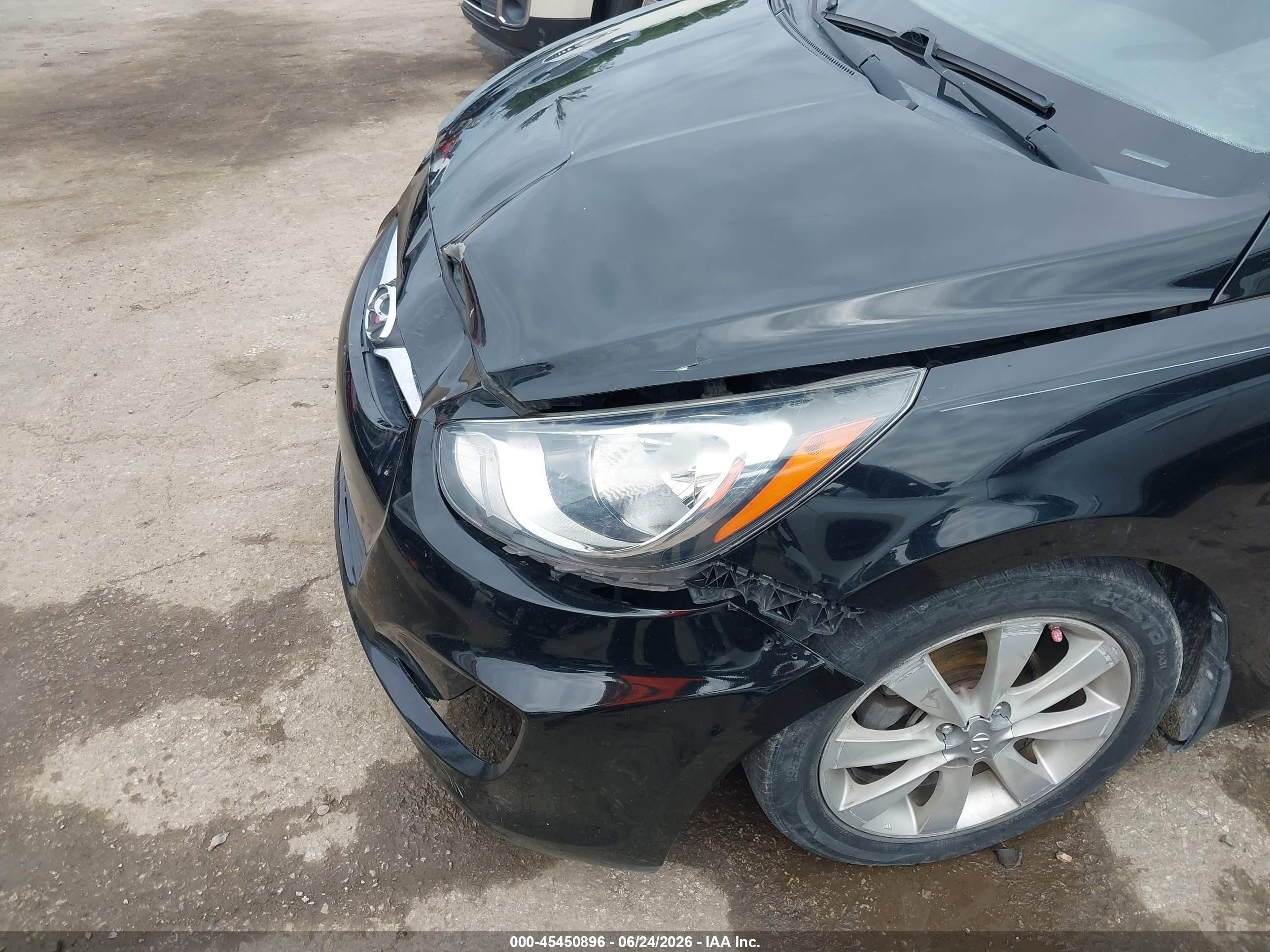 2013 Hyundai Accent Gls Черный vin: KMHCU4AE7DU289424