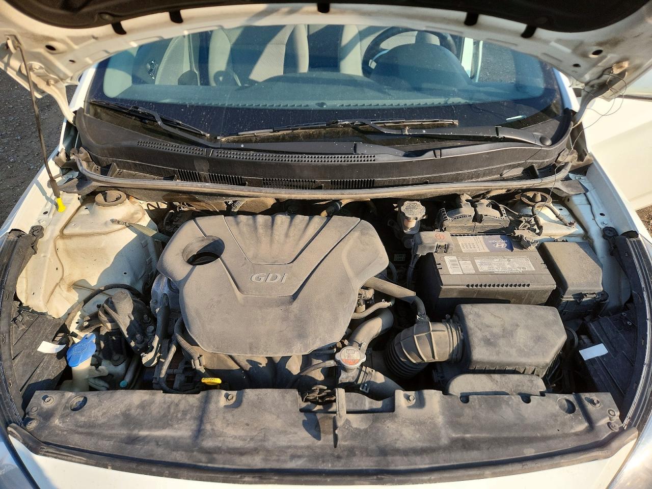 2013 Hyundai Accent Gls White vin: KMHCU4AE7DU330960