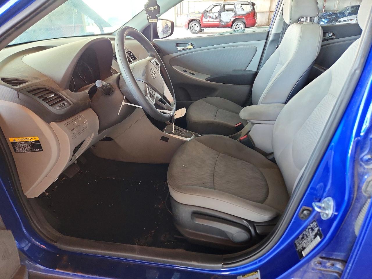 2013 Hyundai Accent Gls Blue vin: KMHCU4AE7DU377549