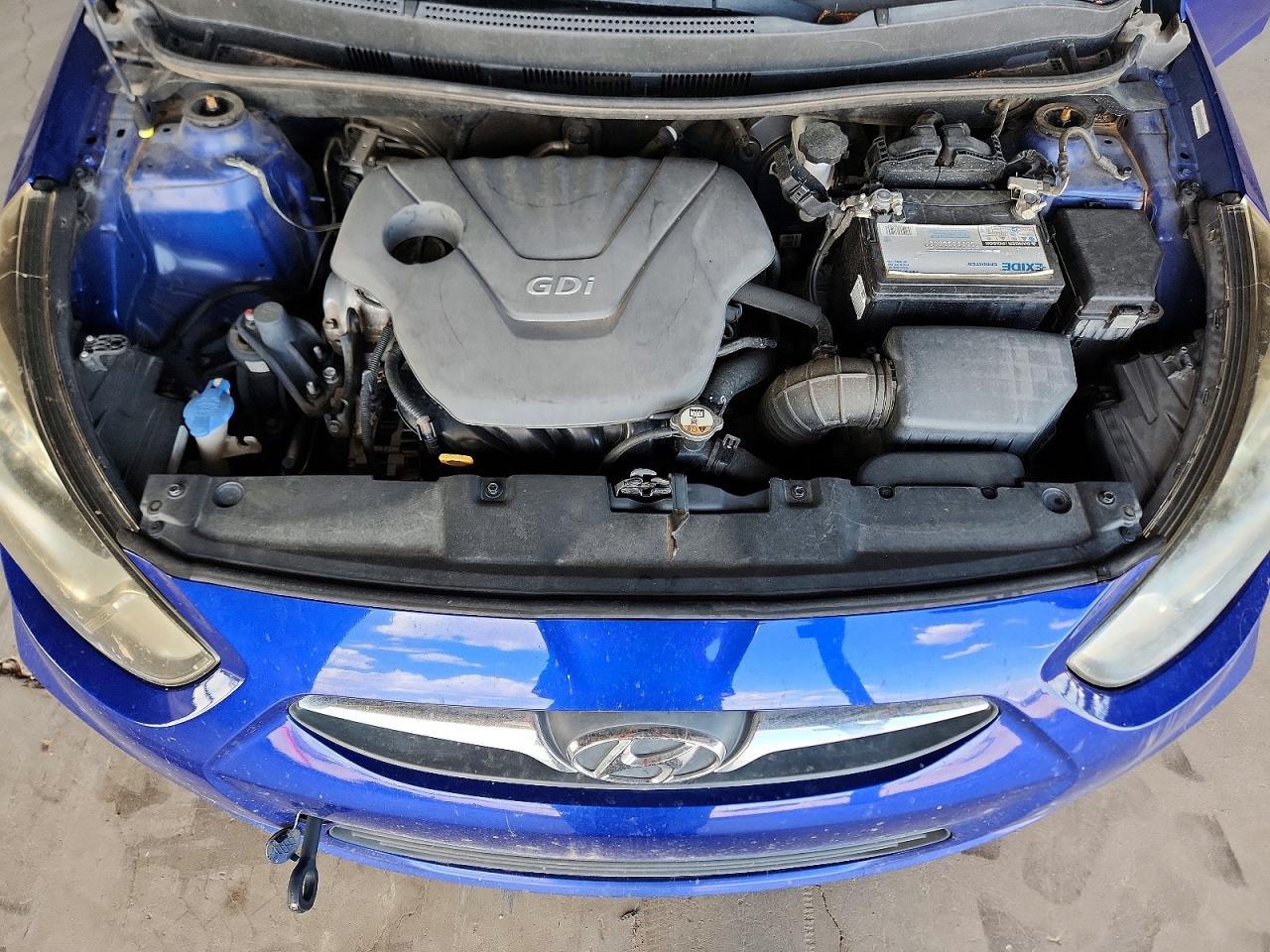 2013 Hyundai Accent Gls Blue vin: KMHCU4AE7DU377549