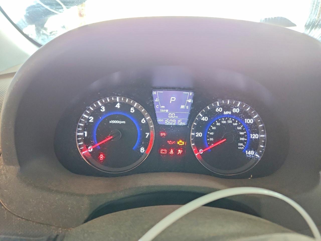 2013 Hyundai Accent Gls Blue vin: KMHCU4AE7DU377549