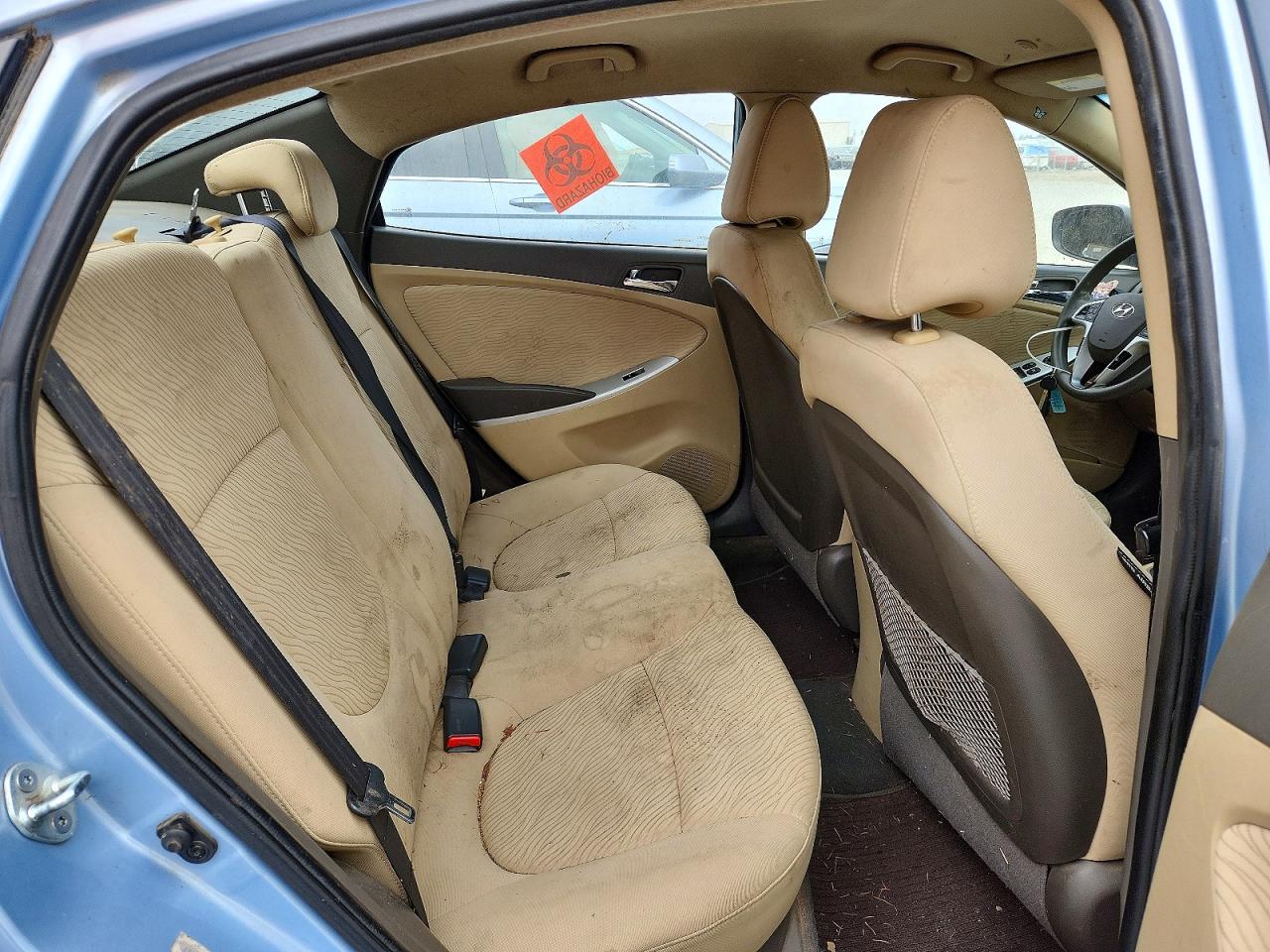2013 Hyundai Accent Gls Blue vin: KMHCU4AE7DU459037