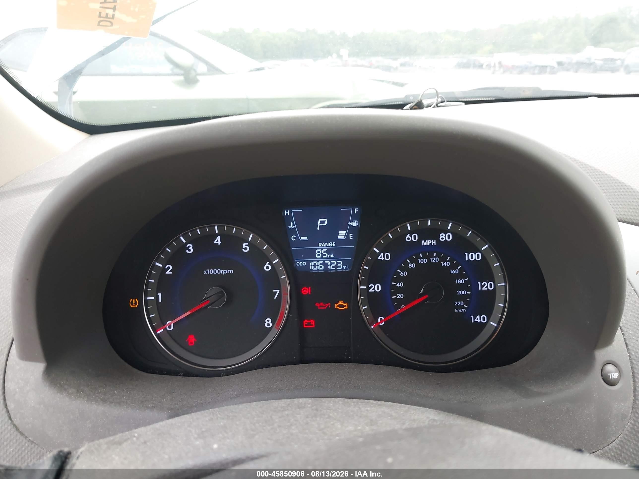 2014 Hyundai Accent Gls Light Blue vin: KMHCU4AE7EU752518