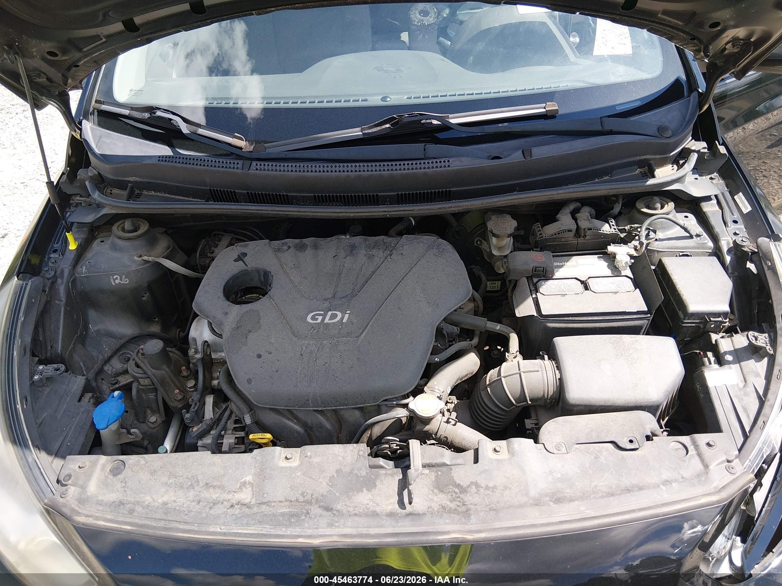 2012 Hyundai Accent Gls Black vin: KMHCU4AE8CU070387