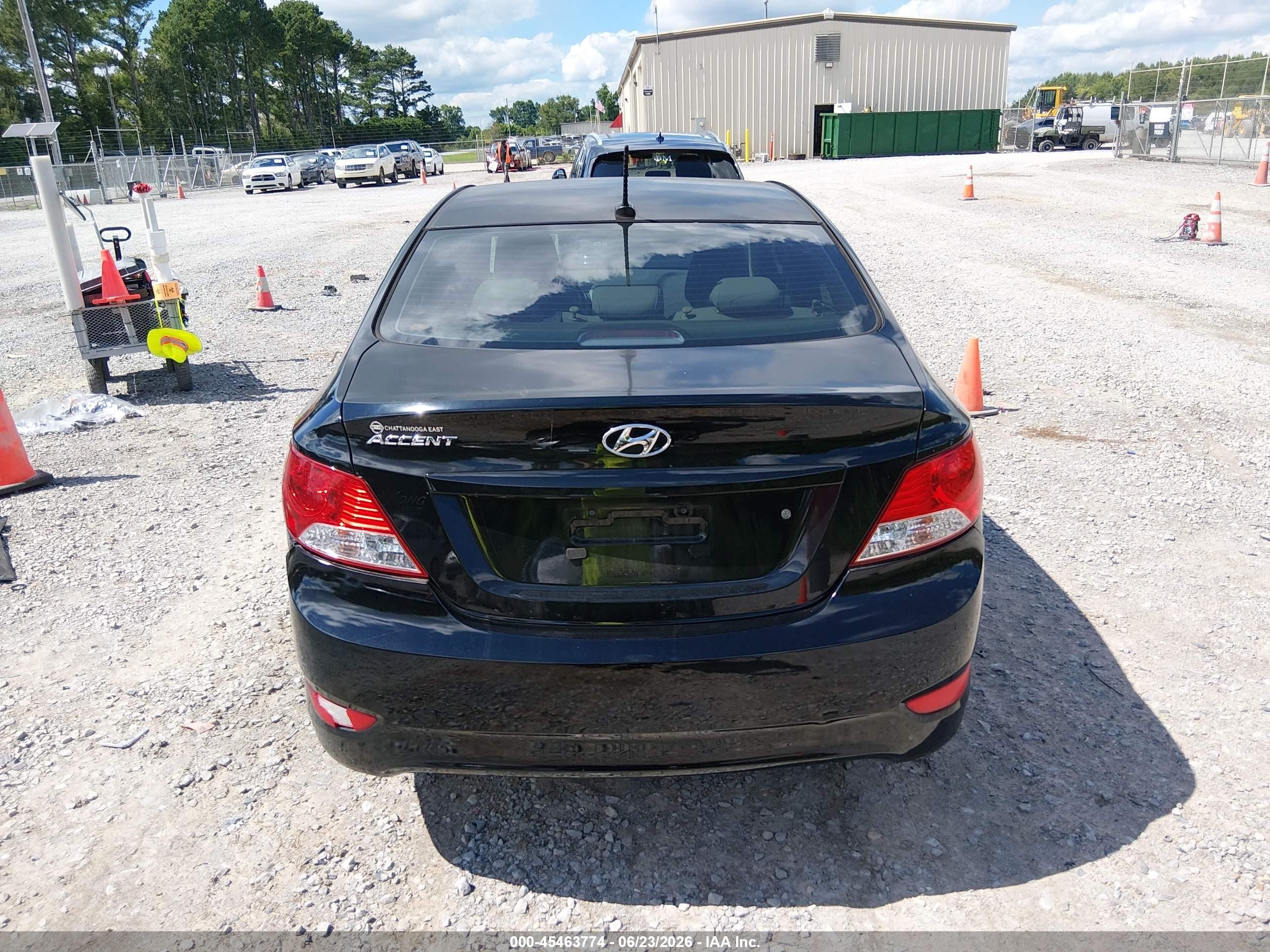 2012 Hyundai Accent Gls Black vin: KMHCU4AE8CU070387