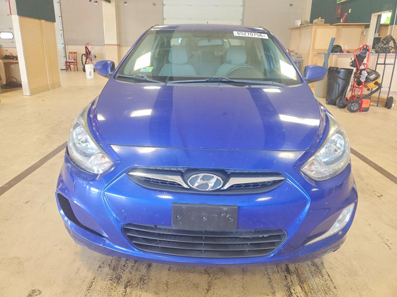2012 Hyundai Accent Gls Blue vin: KMHCU4AE8CU167637