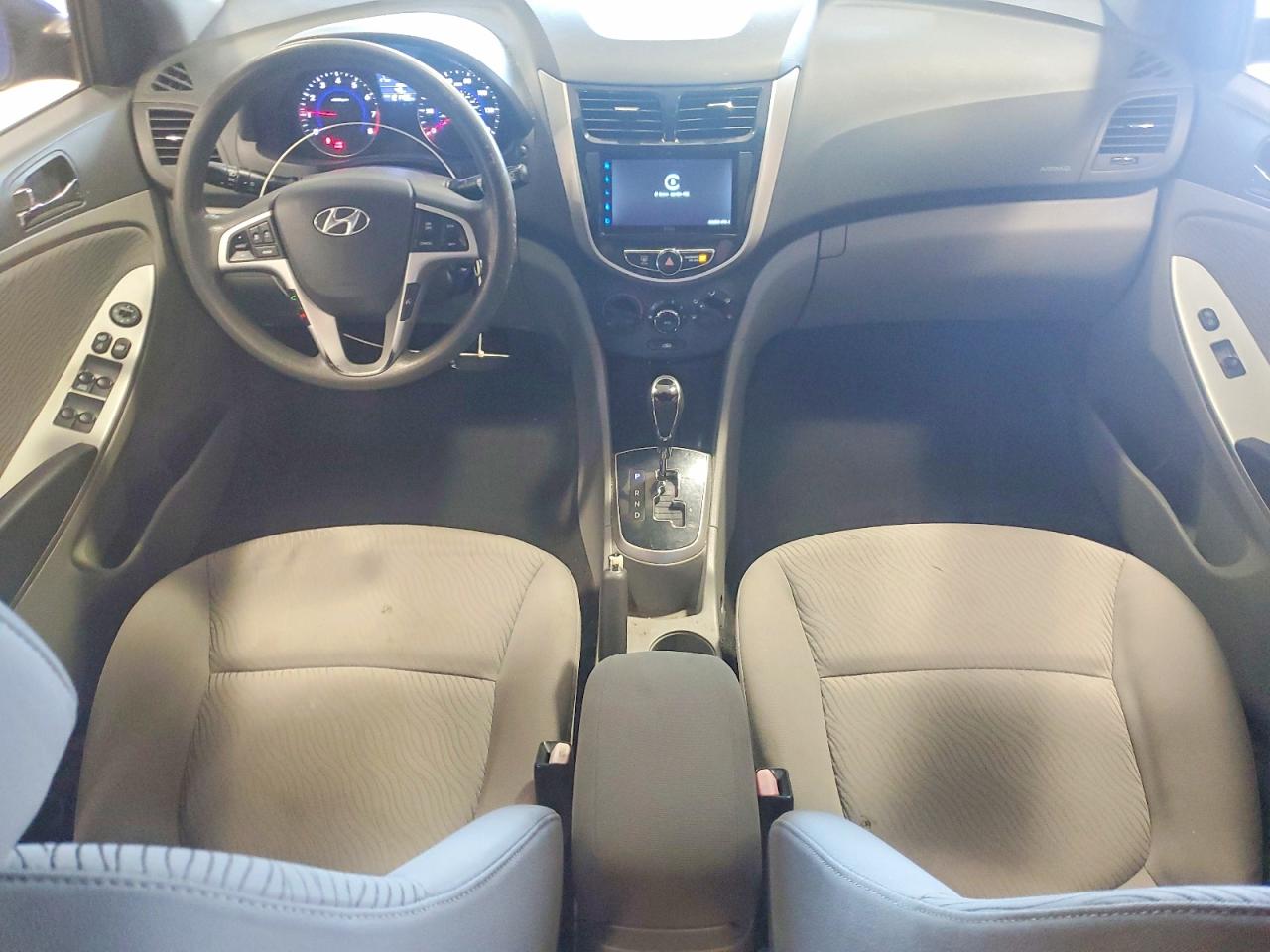 2012 Hyundai Accent Gls Blue vin: KMHCU4AE8CU167637
