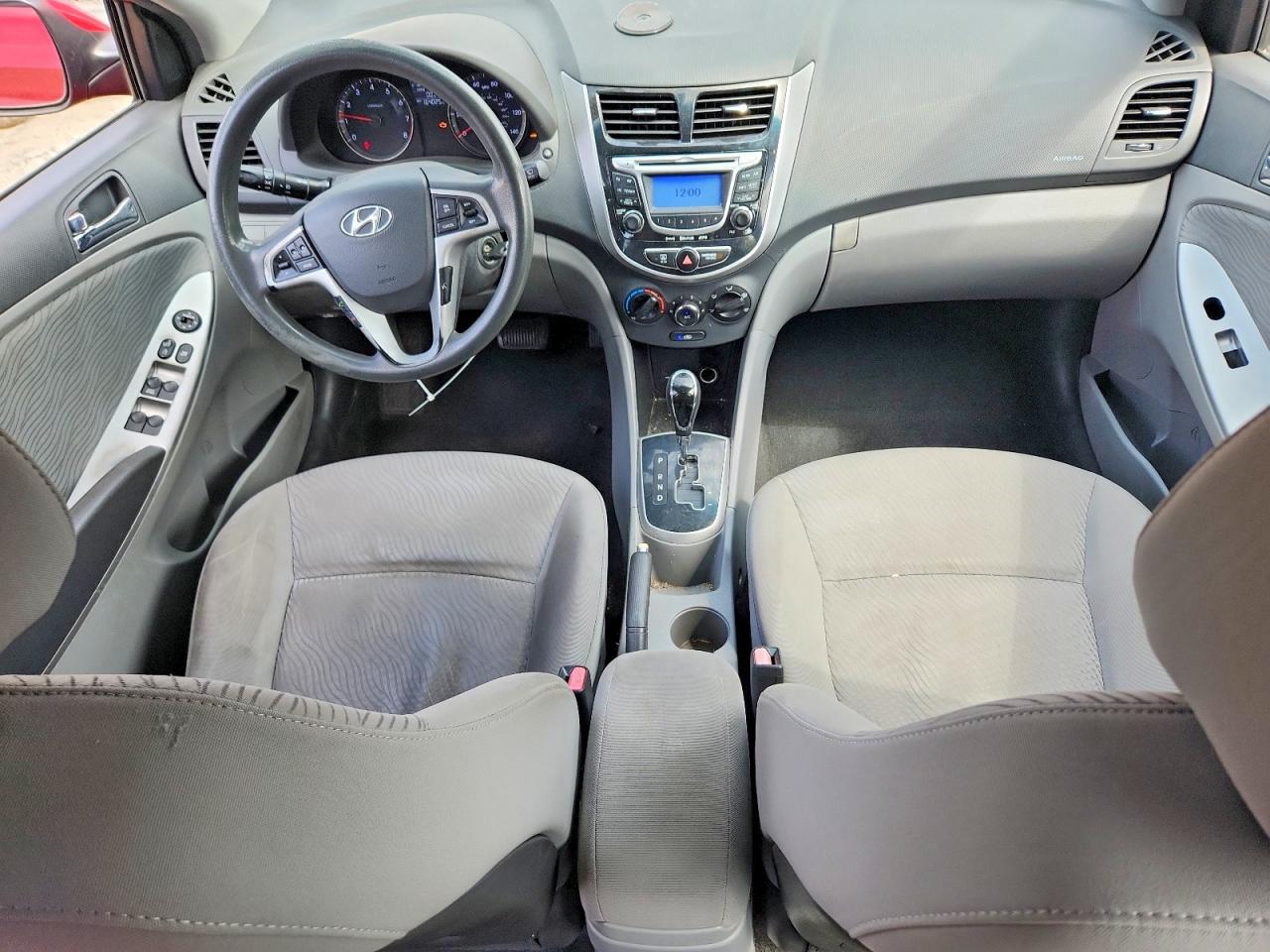 2012 Hyundai Accent Gls Red vin: KMHCU4AE8CU182834
