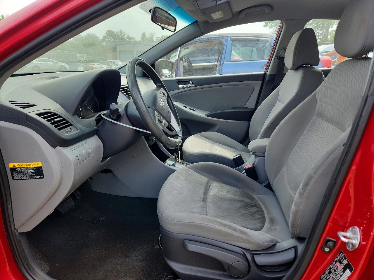 2012 Hyundai Accent Gls Red vin: KMHCU4AE8CU182834