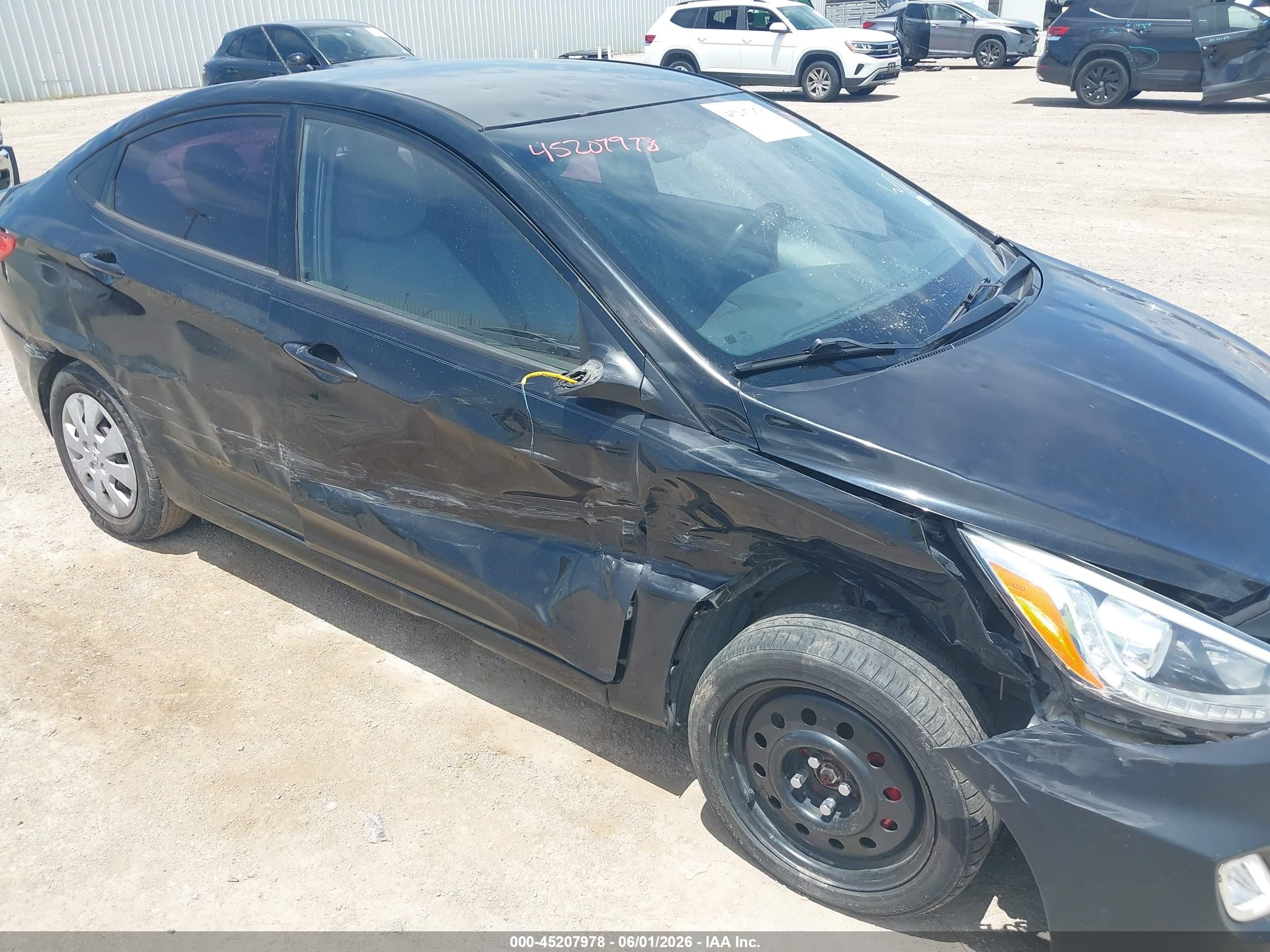2014 Hyundai Accent Gls Black vin: KMHCU4AE8EU618410