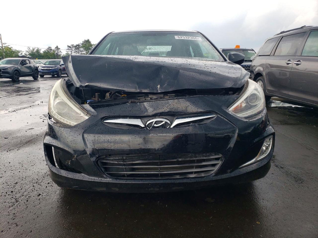 2014 Hyundai Accent Gls Black vin: KMHCU4AE8EU762104