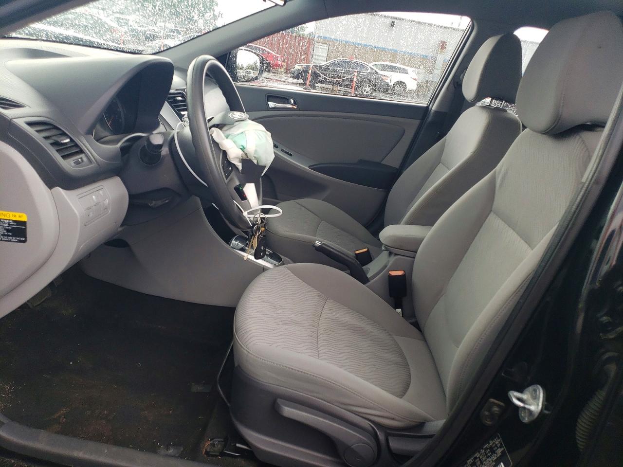 2014 Hyundai Accent Gls Black vin: KMHCU4AE8EU762104