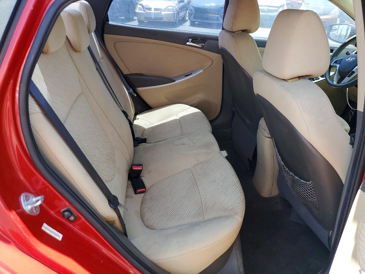 2012 Hyundai Accent Gls Red vin: KMHCU4AE9CU220636