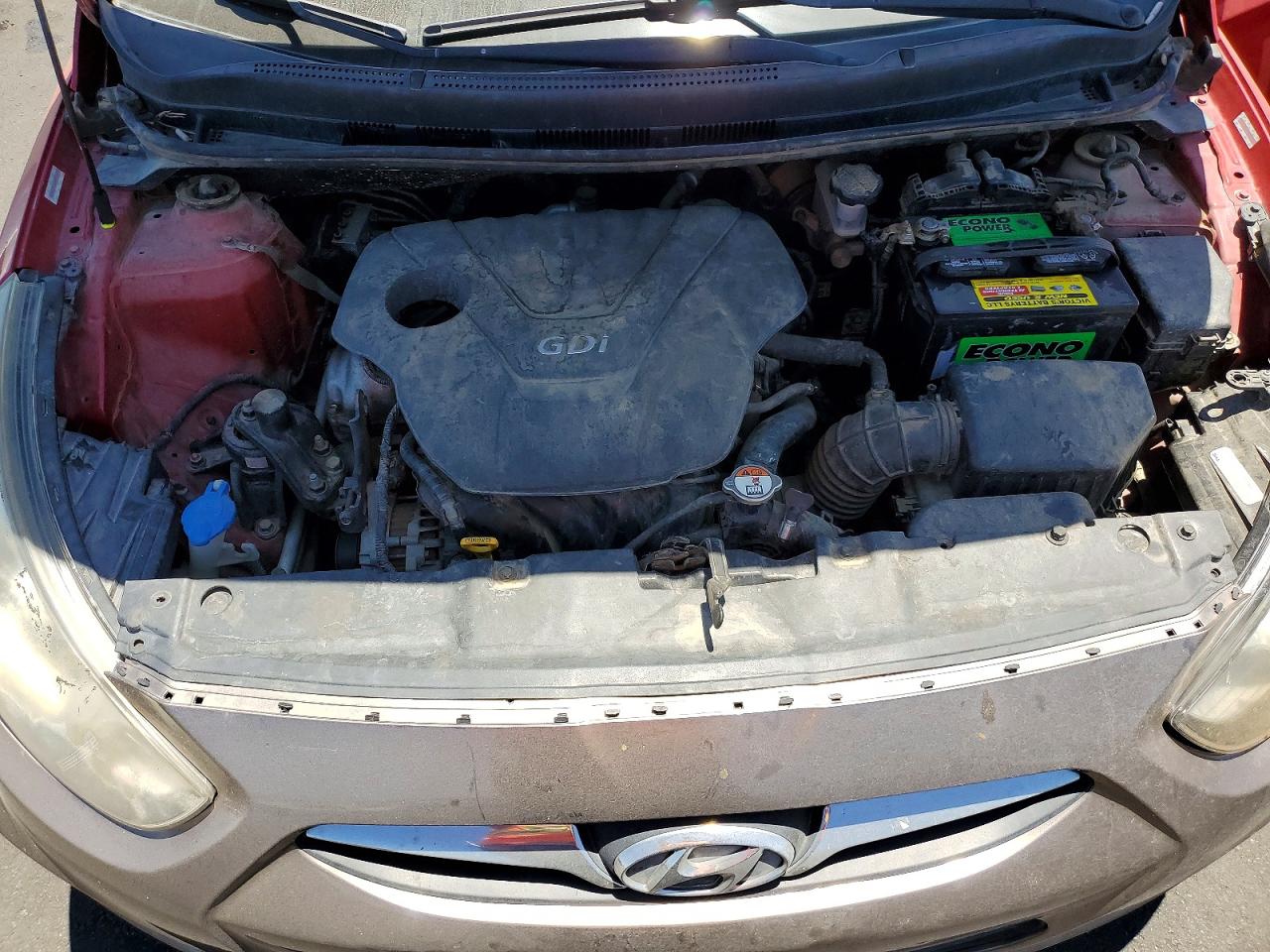 2012 Hyundai Accent Gls Red vin: KMHCU4AE9CU220636