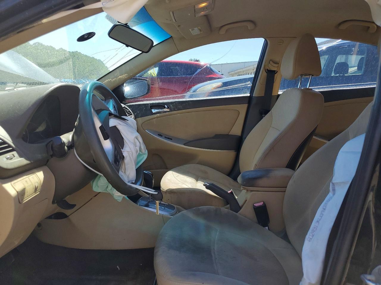 2013 Hyundai Accent Gls Black vin: KMHCU4AE9DU354984