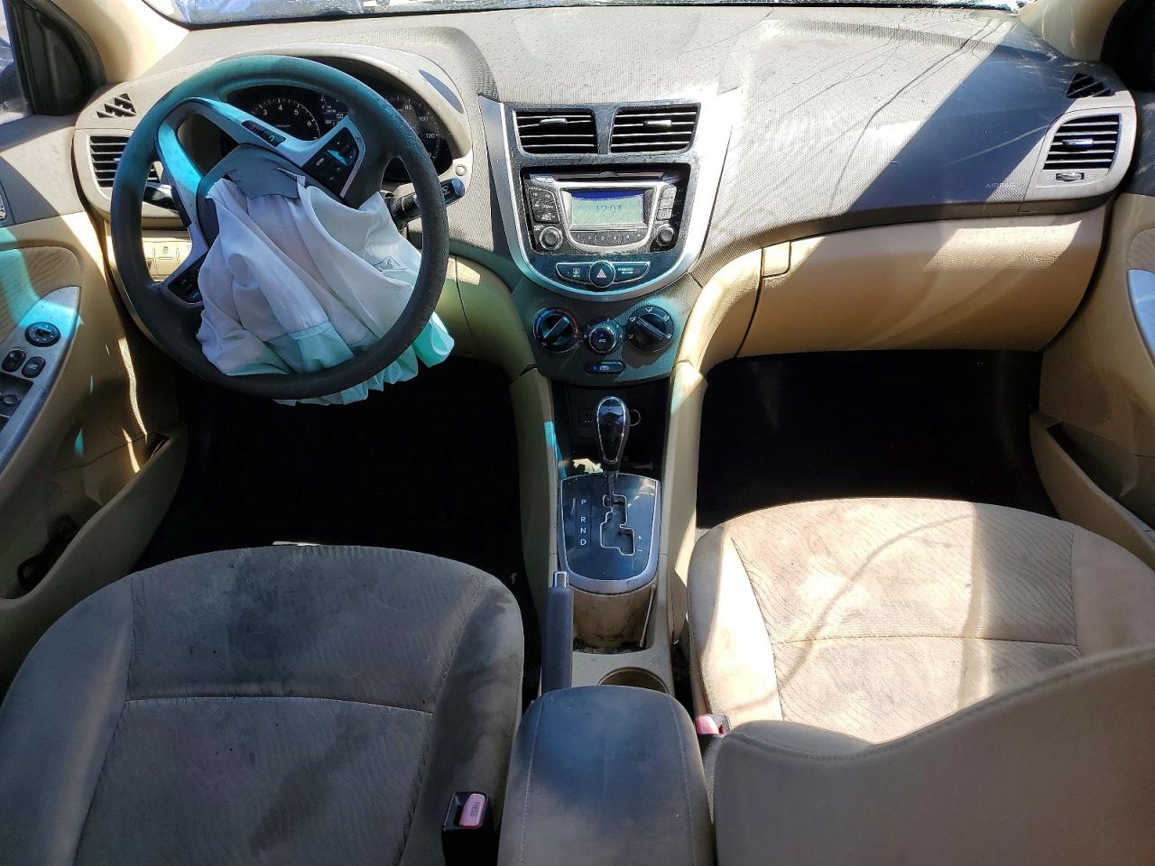 2013 Hyundai Accent Gls Black vin: KMHCU4AE9DU354984