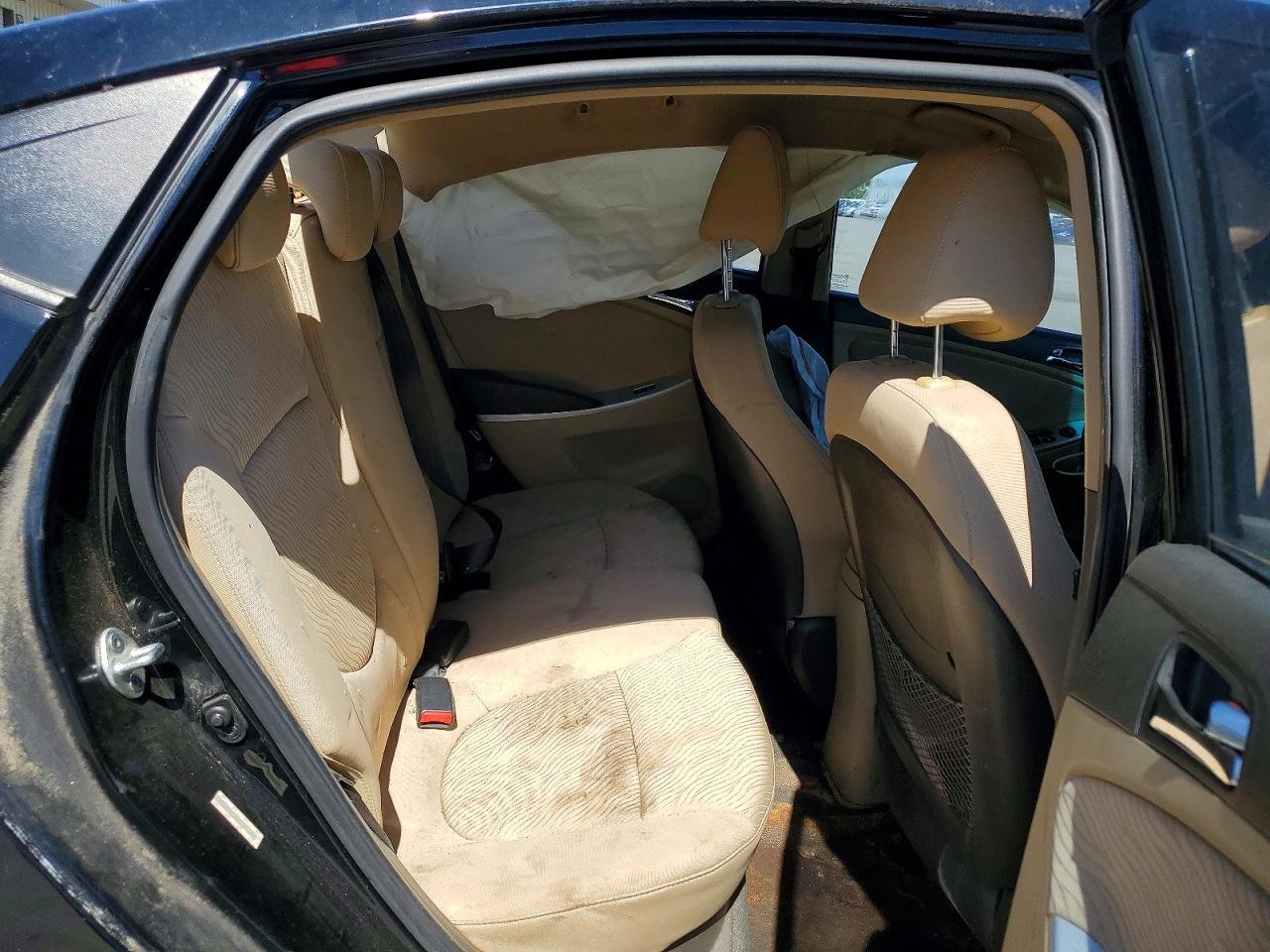 2013 Hyundai Accent Gls Black vin: KMHCU4AE9DU354984
