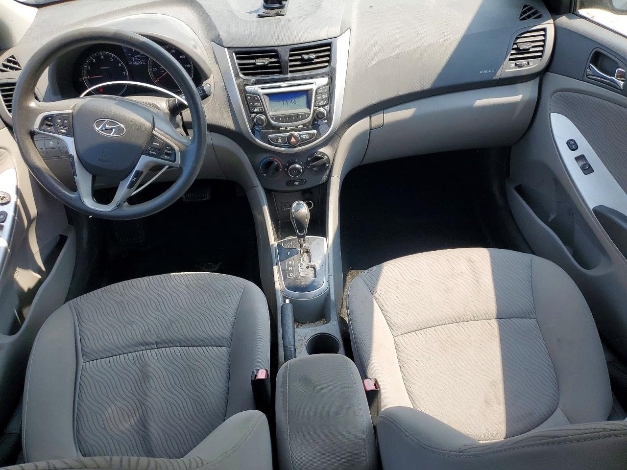 2013 Hyundai Accent Gls Charcoal vin: KMHCU4AE9DU379917
