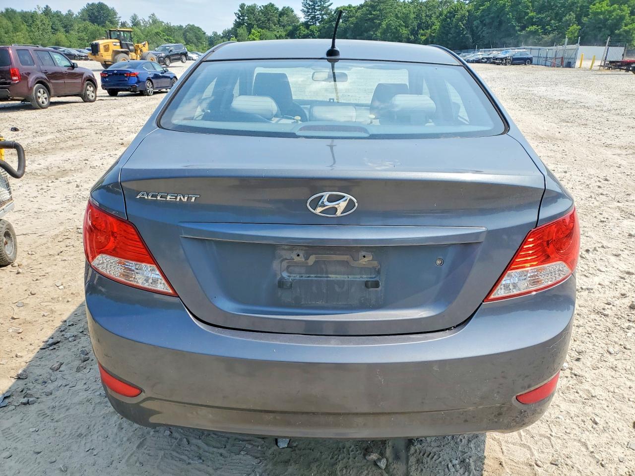 2013 Hyundai Accent Gls Charcoal vin: KMHCU4AE9DU379917
