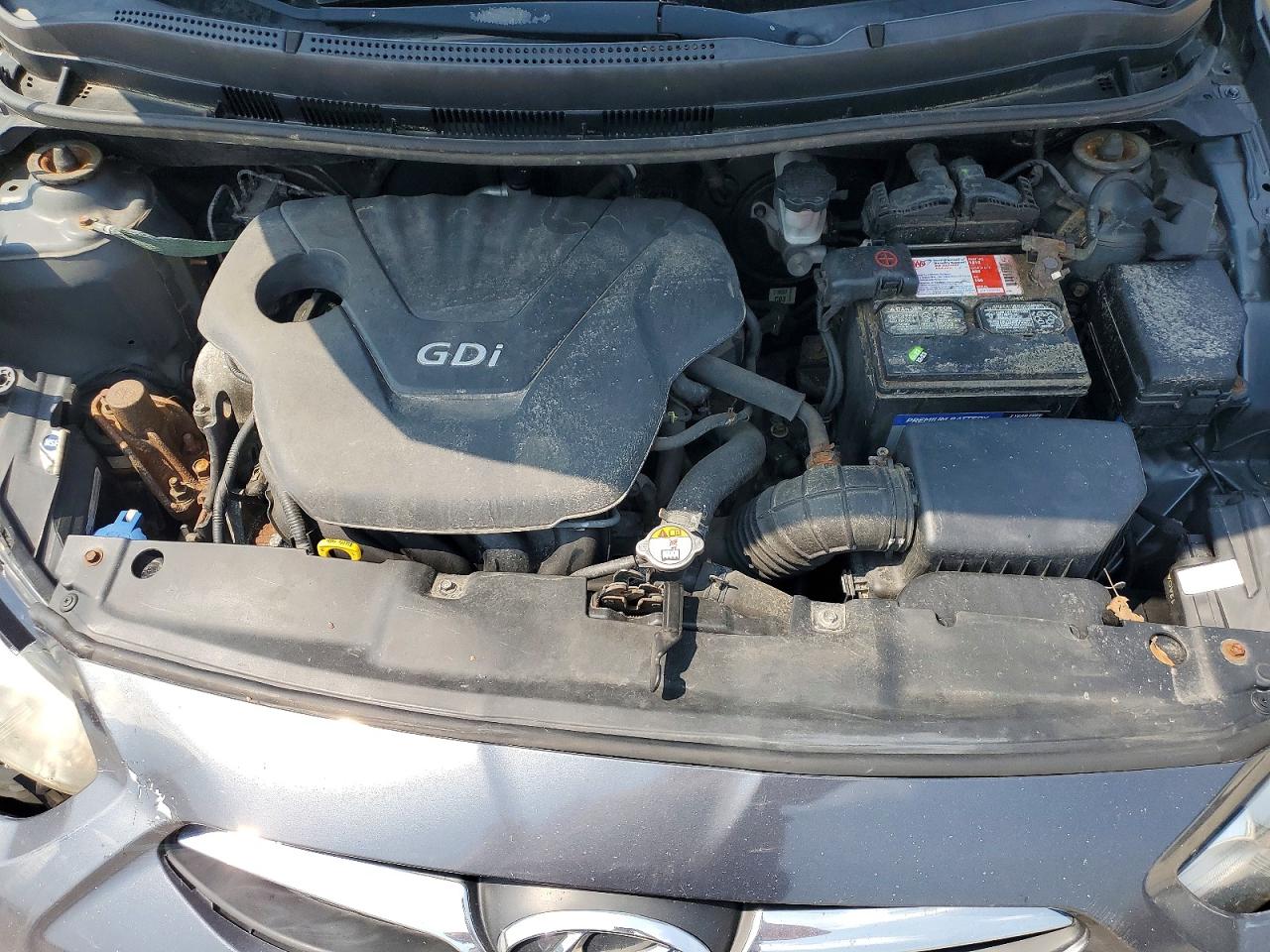 2013 Hyundai Accent Gls Charcoal vin: KMHCU4AE9DU379917