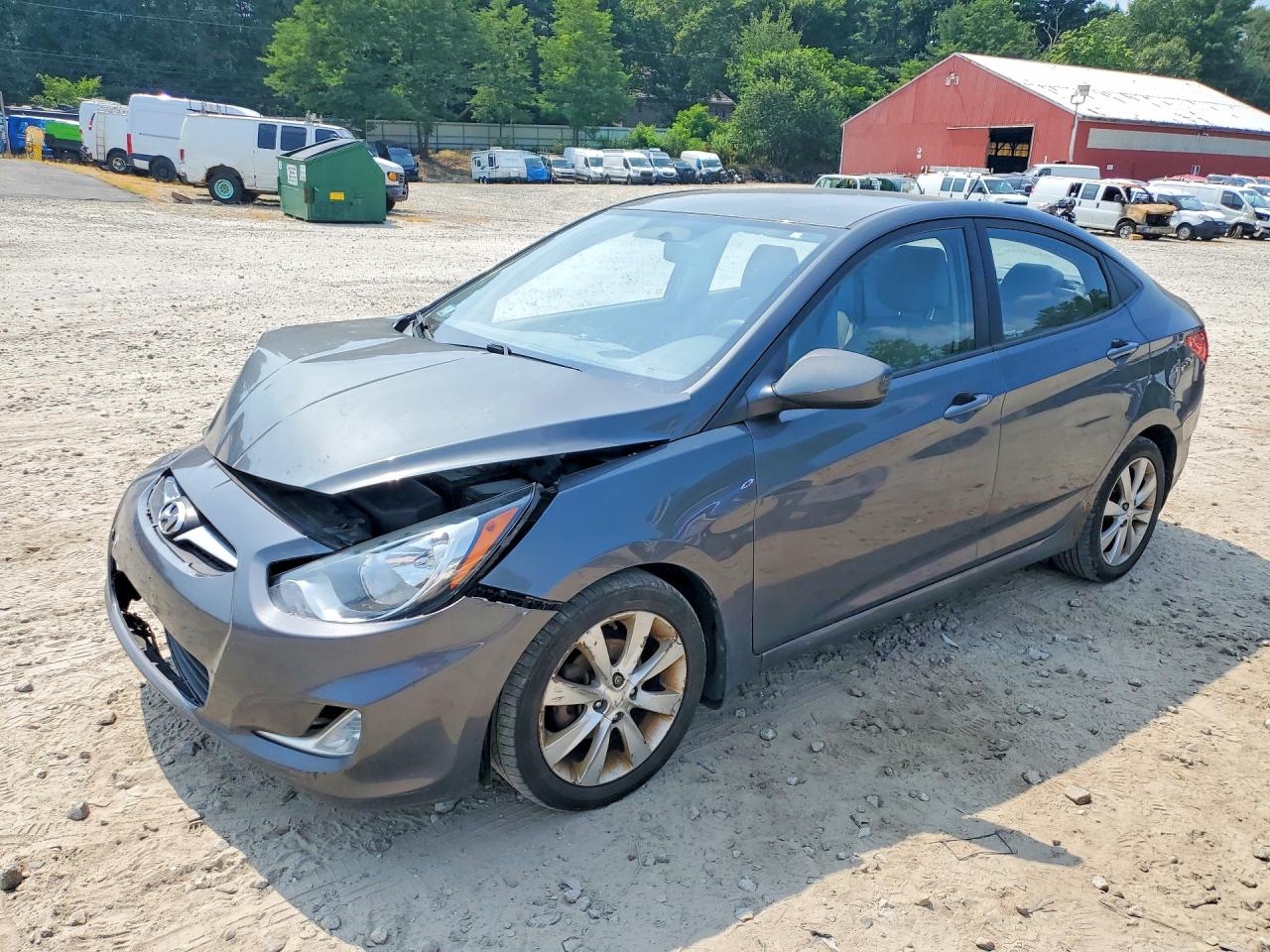 2013 Hyundai Accent Gls Charcoal vin: KMHCU4AE9DU379917
