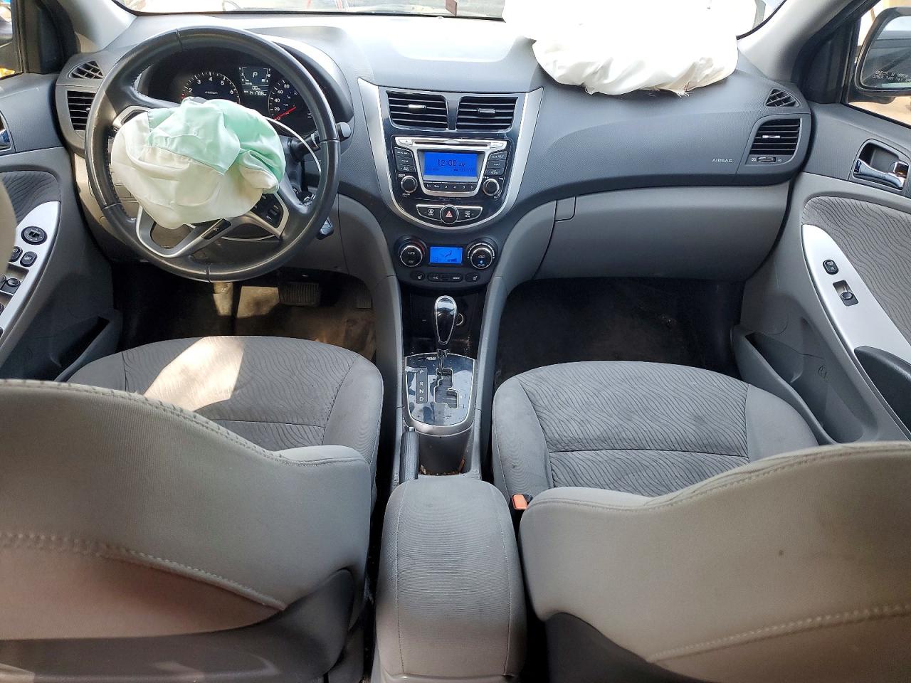 2014 Hyundai Accent Charcoal vin: KMHCU4AE9EU661489