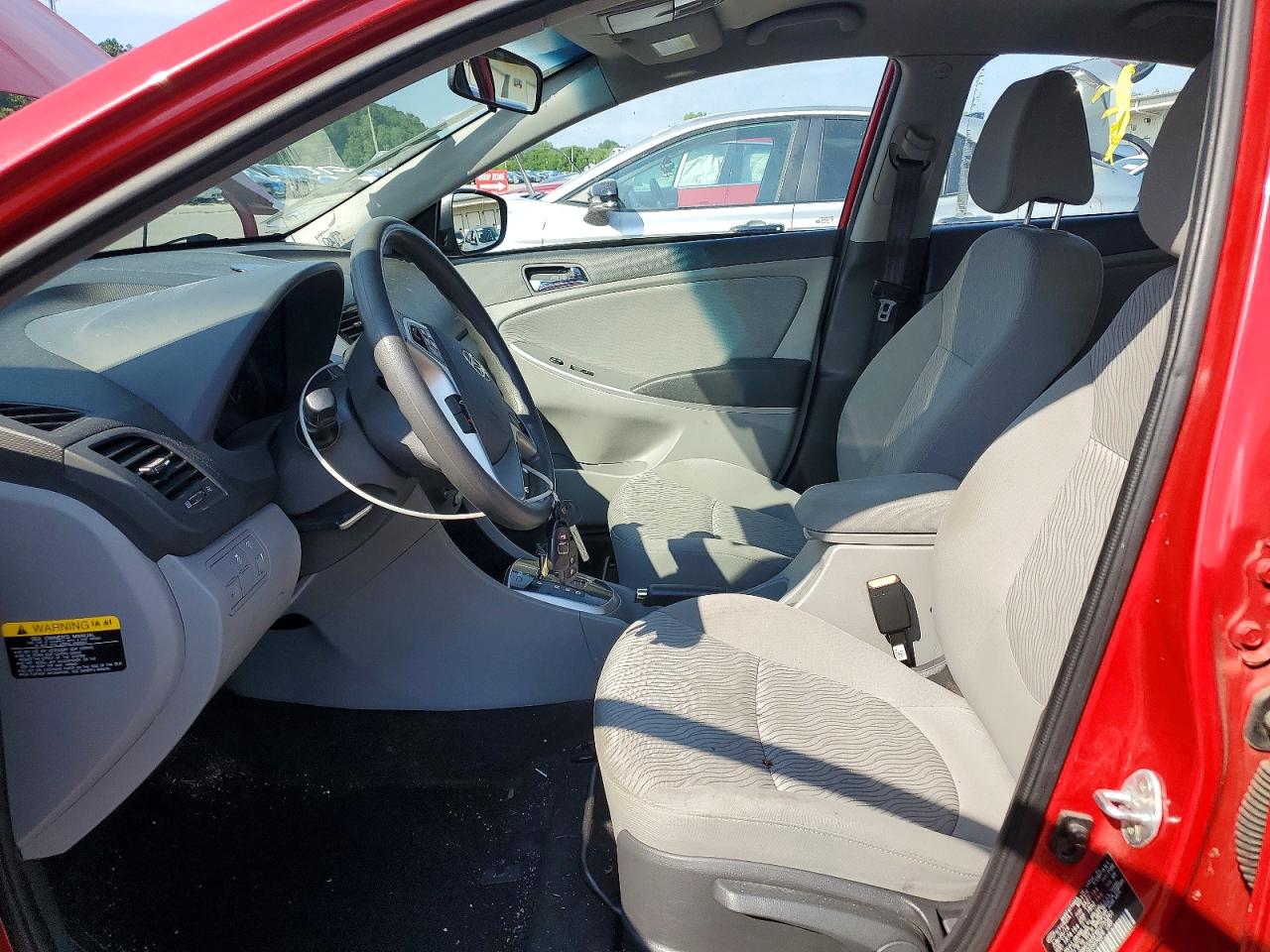 2014 Hyundai Accent Gls Red vin: KMHCU4AE9EU753265