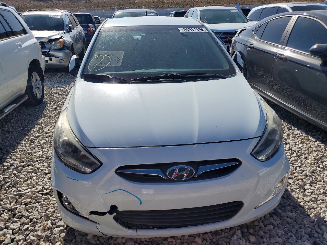 2014 Hyundai Accent Gls White vin: KMHCU4AE9EU775282