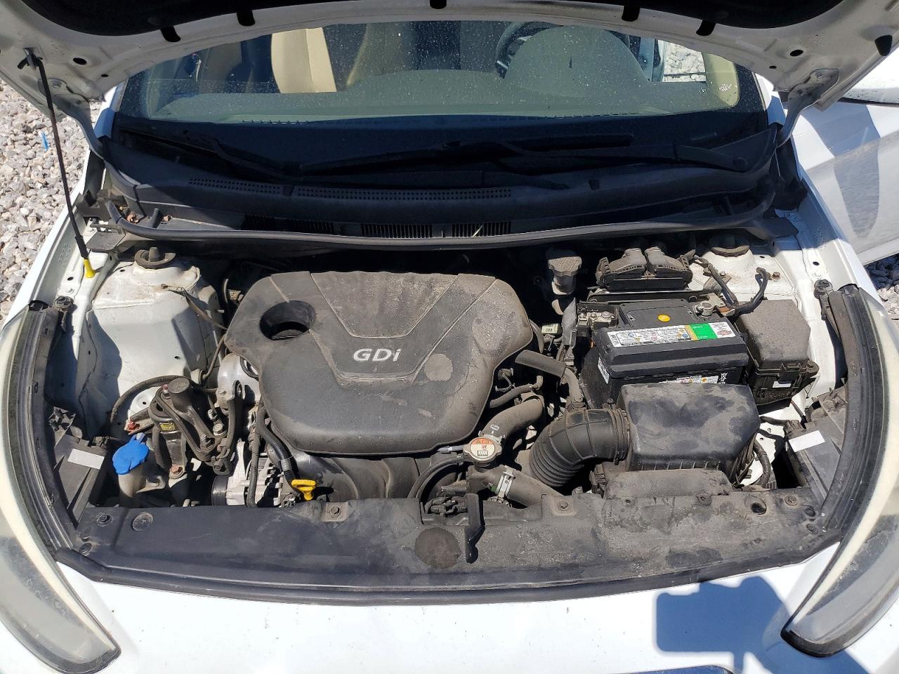 2014 Hyundai Accent Gls White vin: KMHCU4AE9EU775282