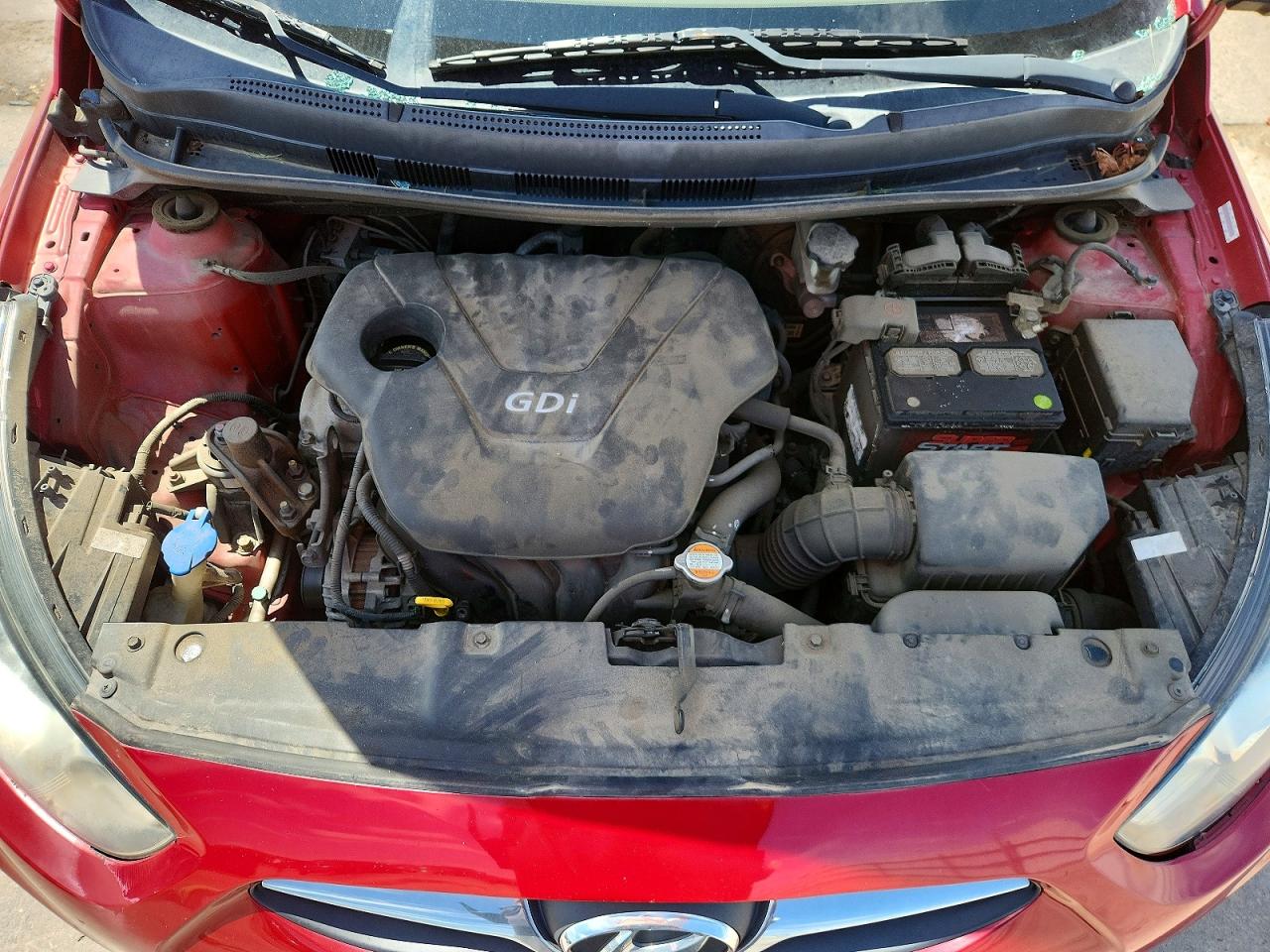 2012 Hyundai Accent Gls Red vin: KMHCU4AEXCU057883