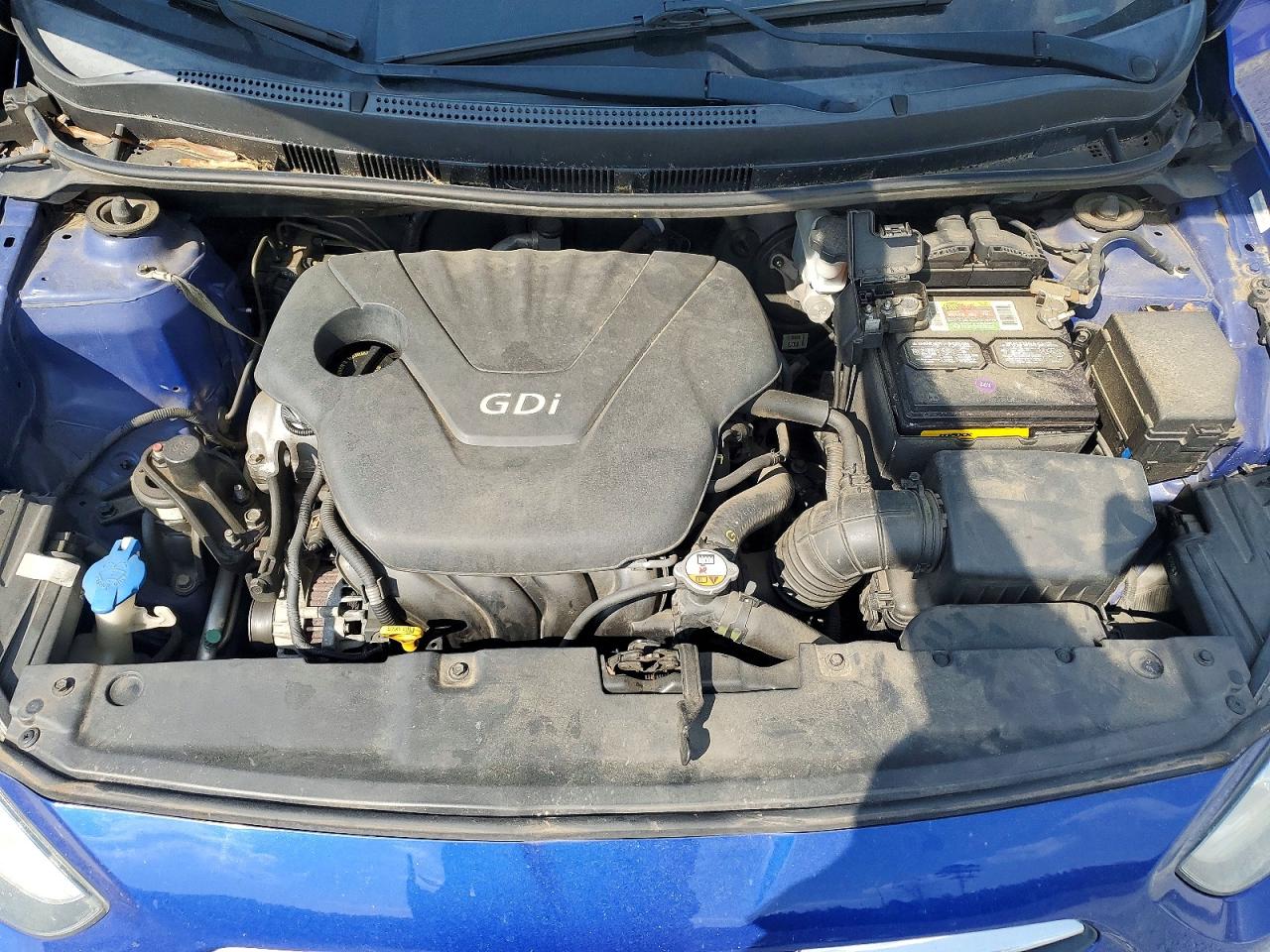 2013 Hyundai Accent Gls Blue vin: KMHCU4AEXDU461770
