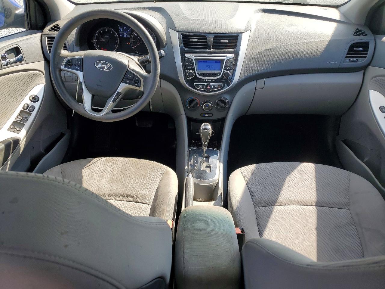 2013 Hyundai Accent Gls Blue vin: KMHCU4AEXDU461770