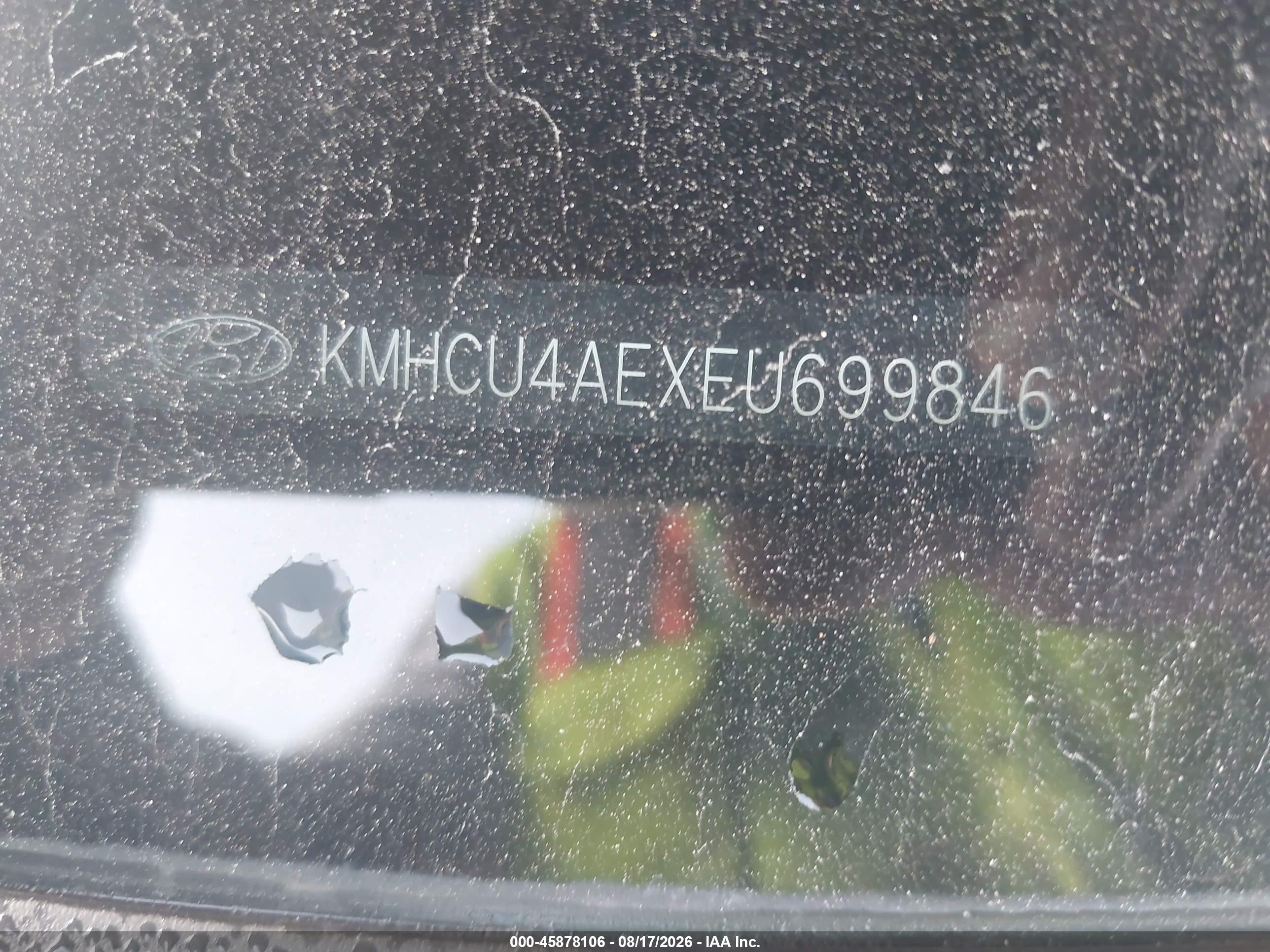 2014 Hyundai Accent Gls Gold vin: KMHCU4AEXEU699846