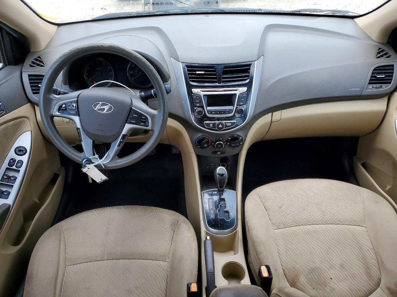 2014 Hyundai Accent Gls Black vin: KMHCU4AEXEU718962